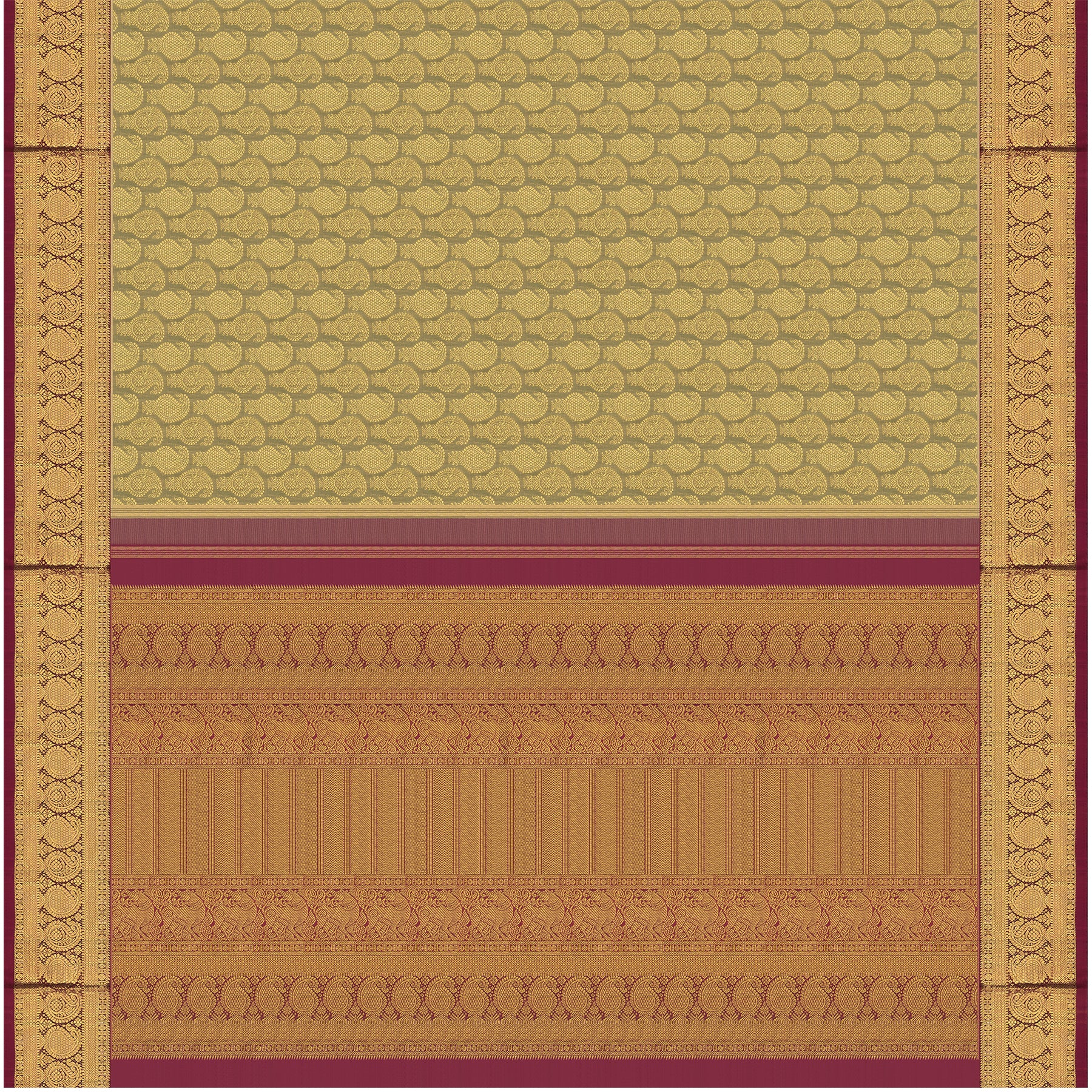 Kanakavalli Kanjivaram Silk Sari 25-595-HS001-04280 - Full View