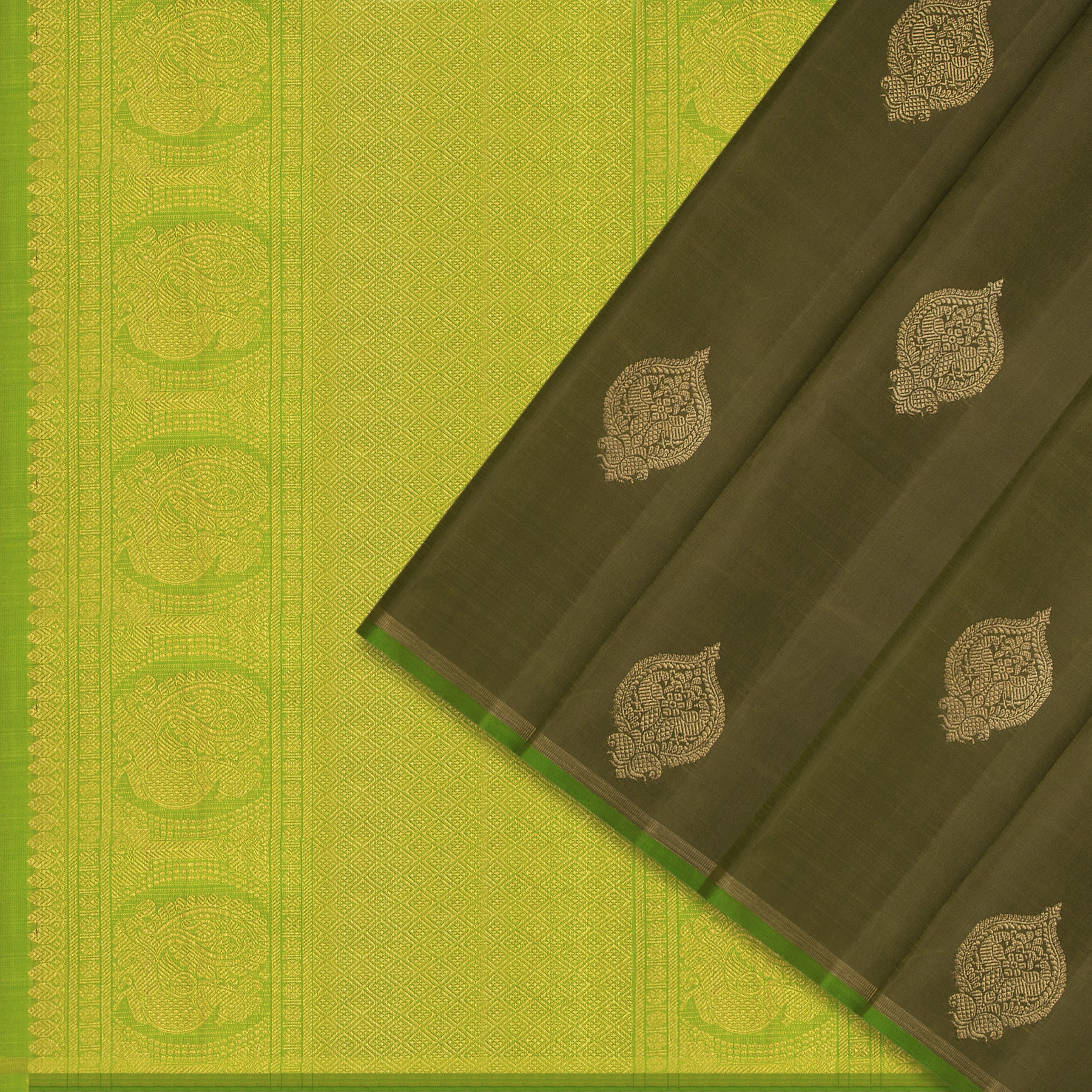 Kanakavalli Kanjivaram Silk Sari 25-595-HS001-04703 - Cover View