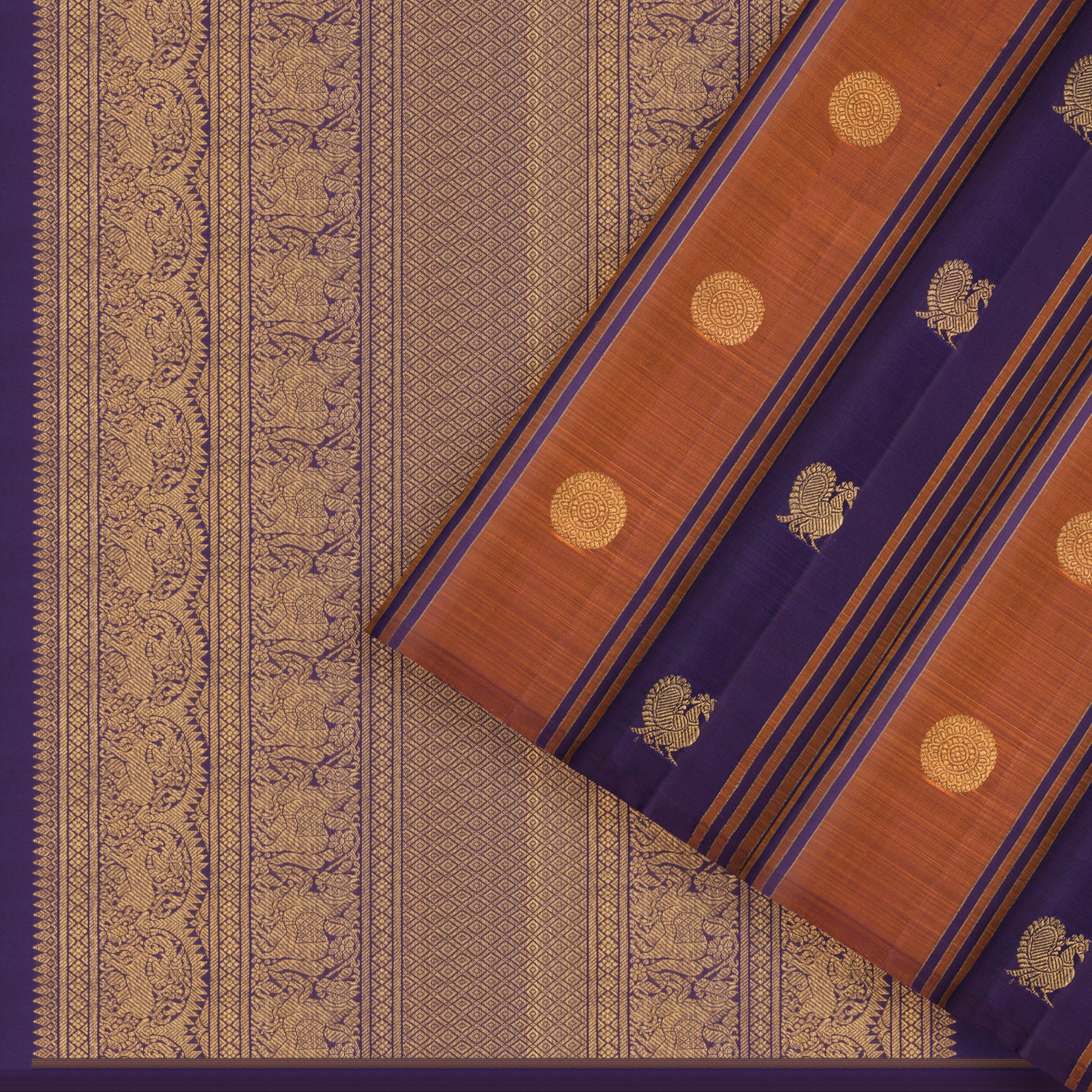 Kanakavalli Kanjivaram Silk Sari 25-595-HS001-04733 - Cover View