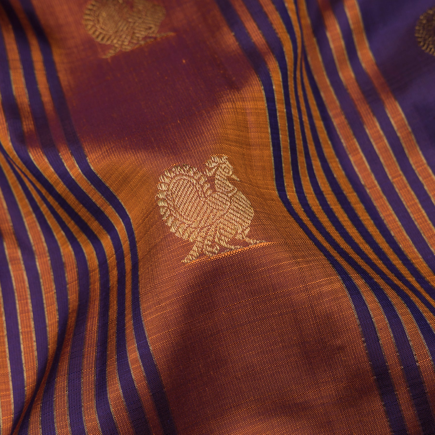 Kanakavalli Kanjivaram Silk Sari 25-595-HS001-04733 - Fabric View