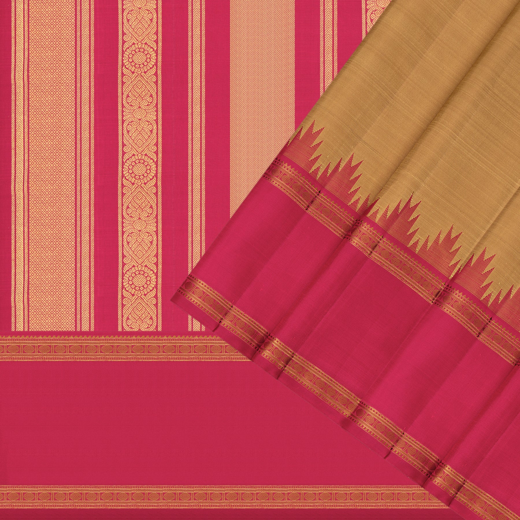 Kanakavalli Kanjivaram Silk Sari 25-595-HS001-04737 - Cover View