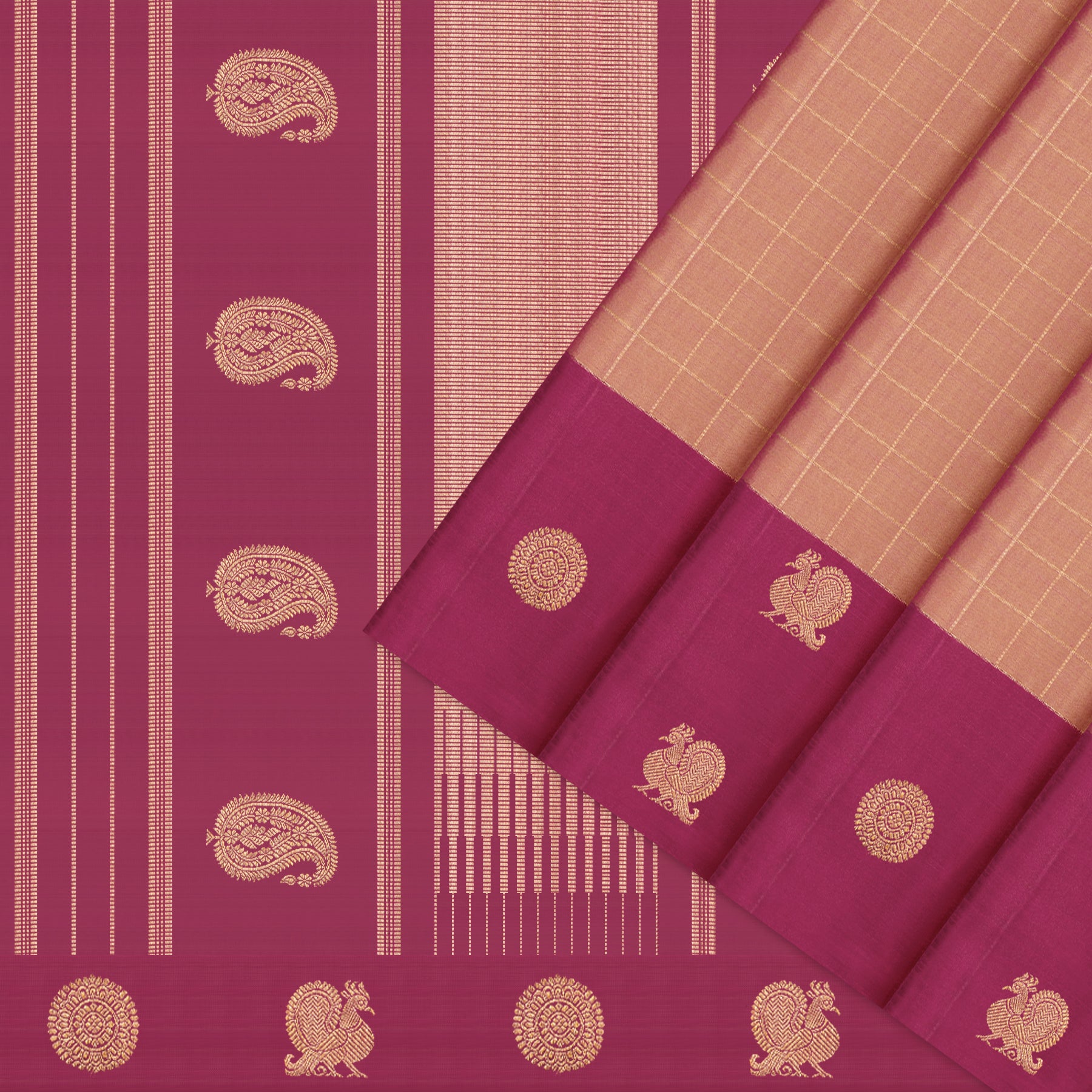 Kanakavalli Kanjivaram Silk Sari 25-595-HS001-05938 - Cover View