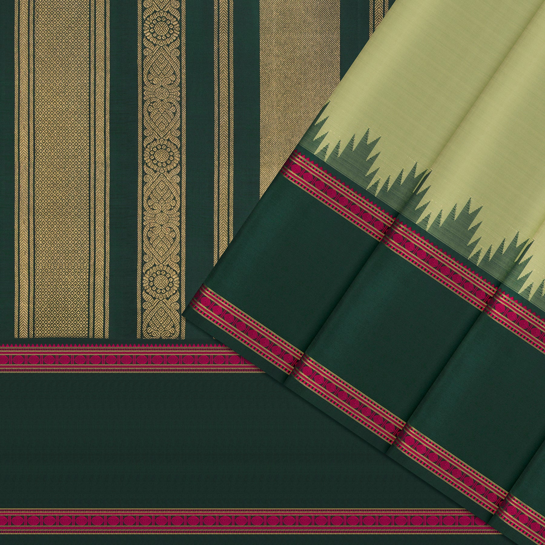 Kanakavalli Kanjivaram Silk Sari 25-595-HS001-05964 - Cover View