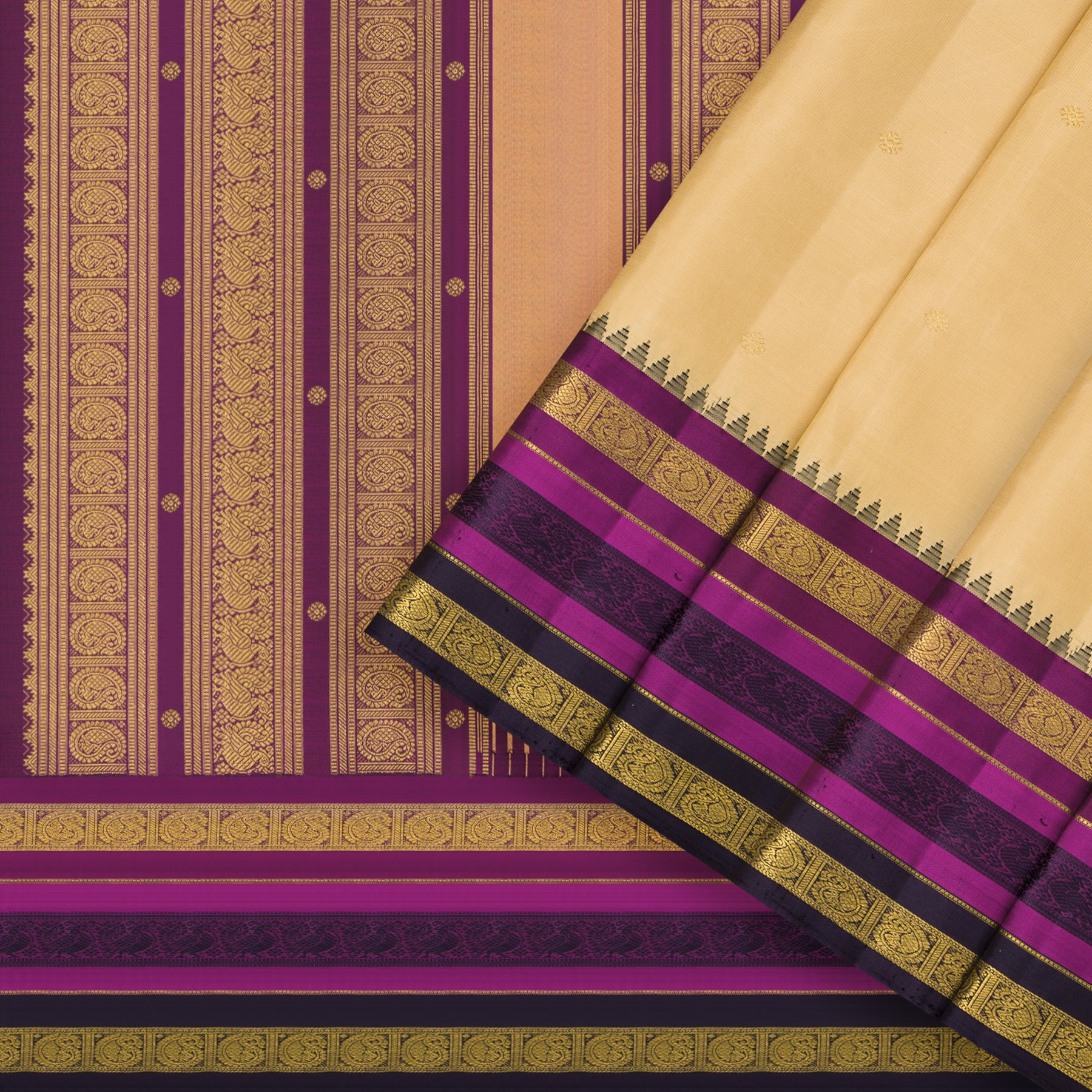 Kanakavalli Kanjivaram Silk Sari 25-595-HS001-05991 - Cover View
