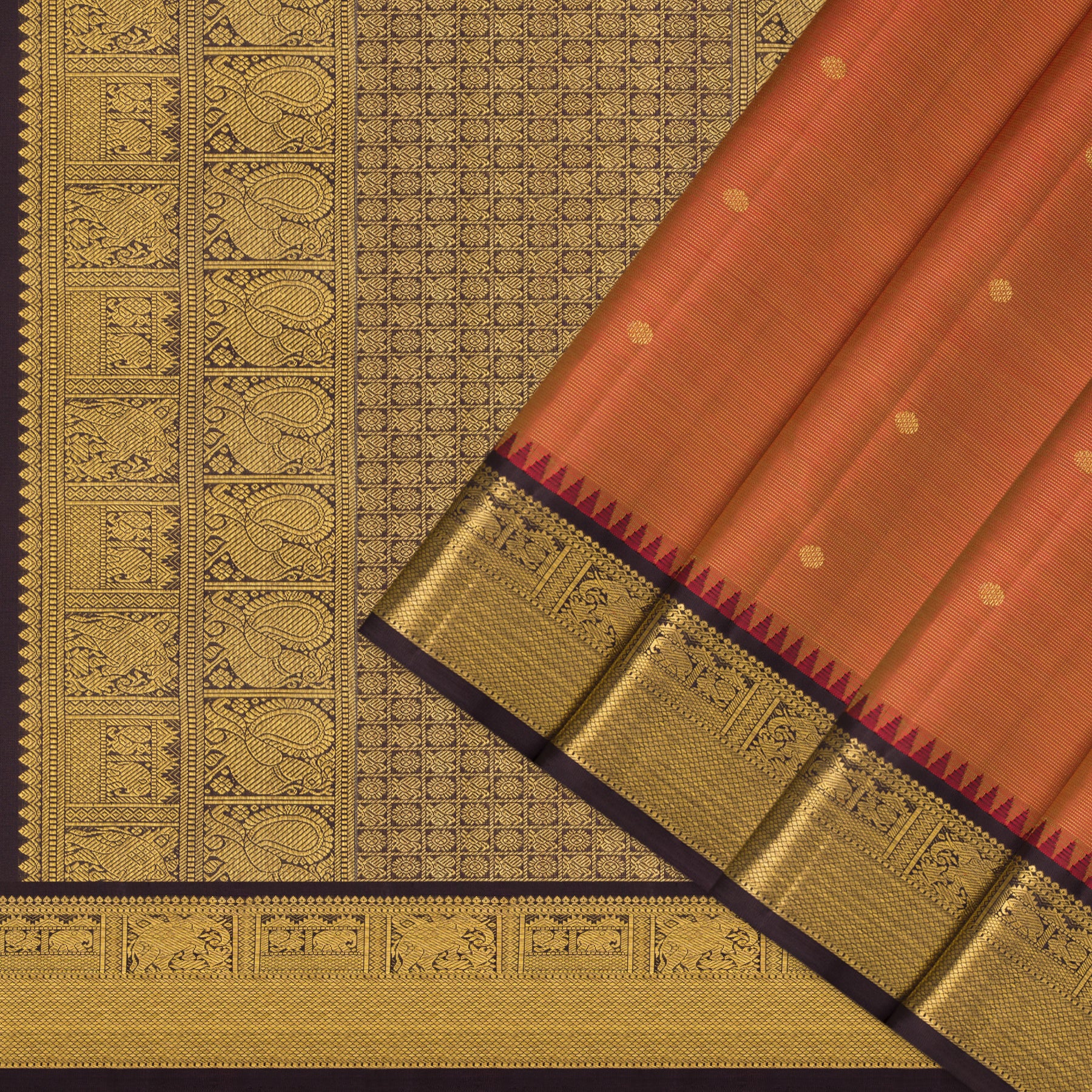 Kanakavalli Kanjivaram Silk Sari 25-595-HS001-06023 - Cover View