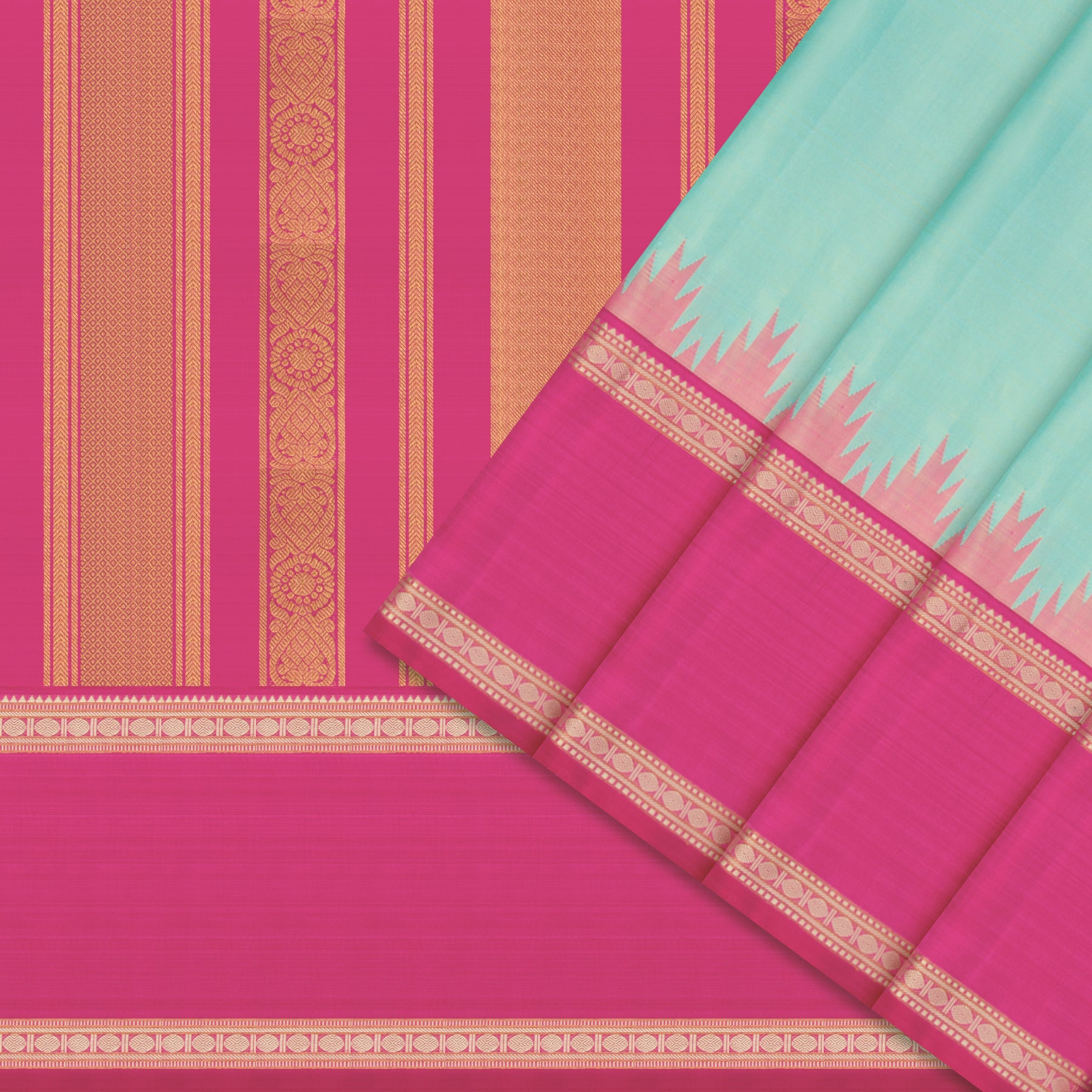 Kanakavalli Kanjivaram Silk Sari 25-595-HS001-06032 - Cover View