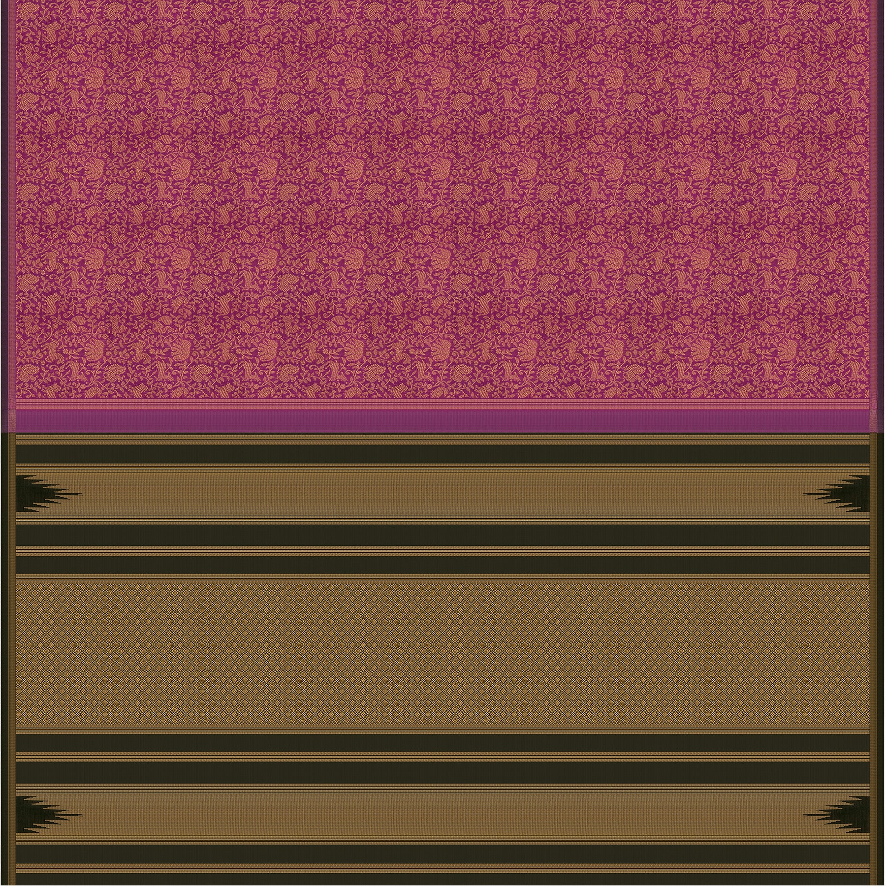 Kanakavalli Kanjivaram Silk Sari 25-595-HS001-06033 - Full View