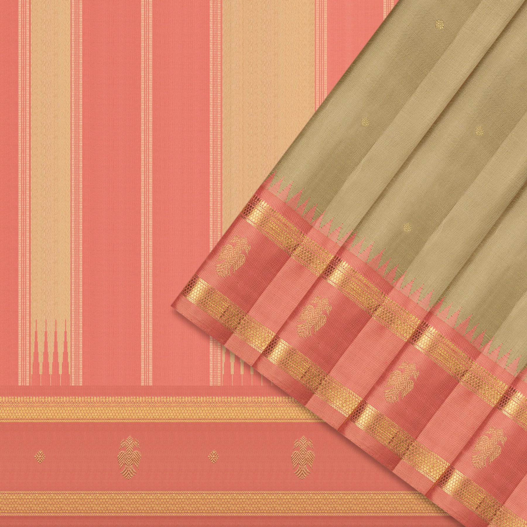 Kanakavalli Kanjivaram Silk Sari 25-595-HS001-07039 - Cover View