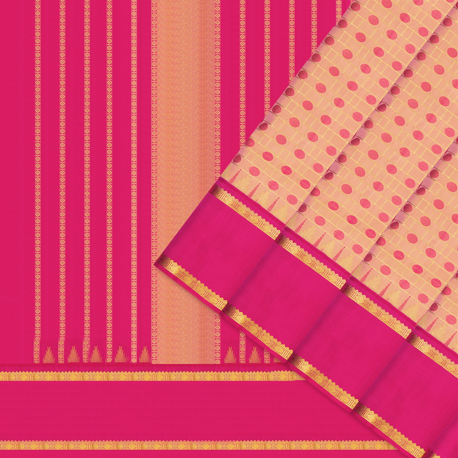 Kanakavalli Kanjivaram Silk Sari 25-595-HS001-07066 - Cover View