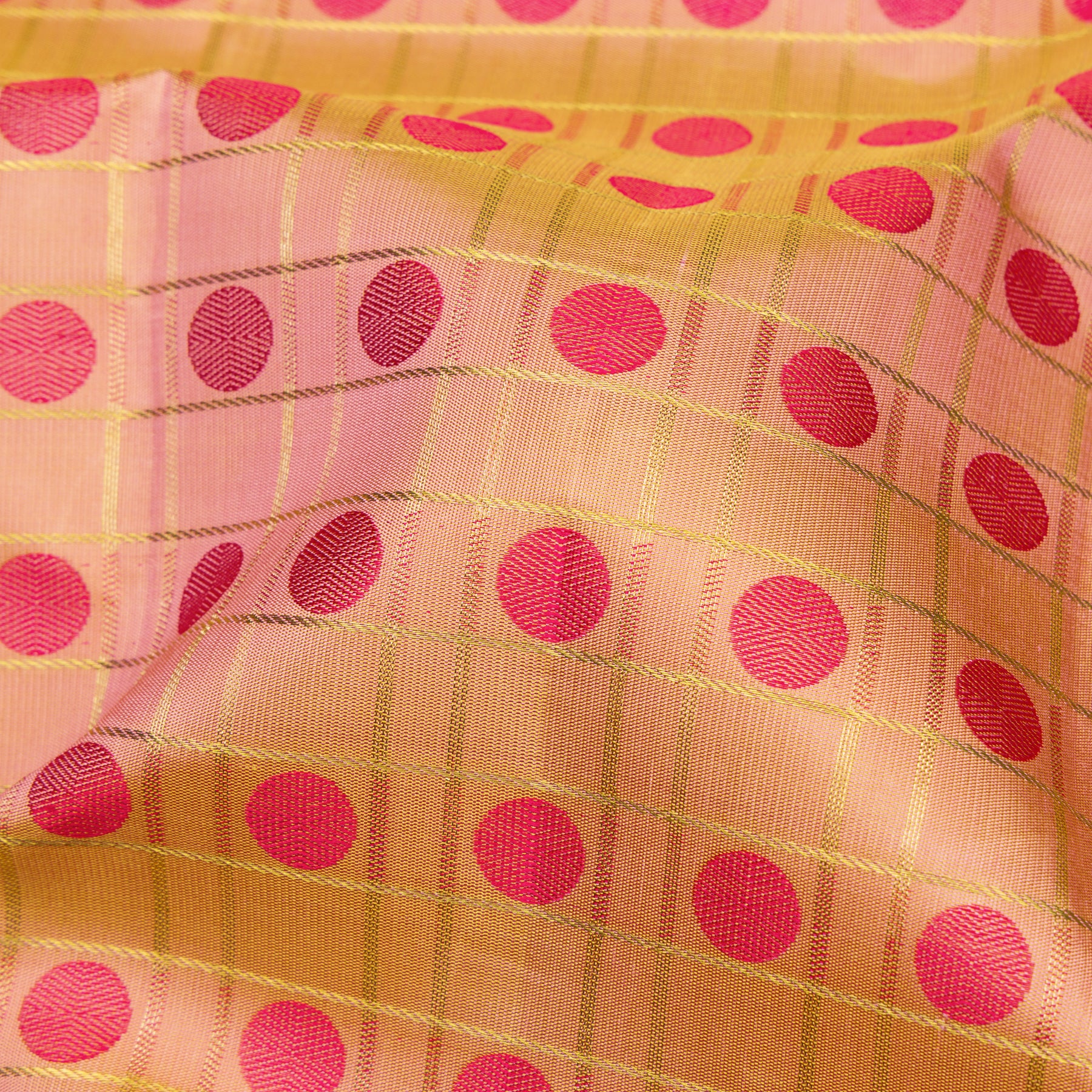 Kanakavalli Kanjivaram Silk Sari 25-595-HS001-07066 - Fabric View