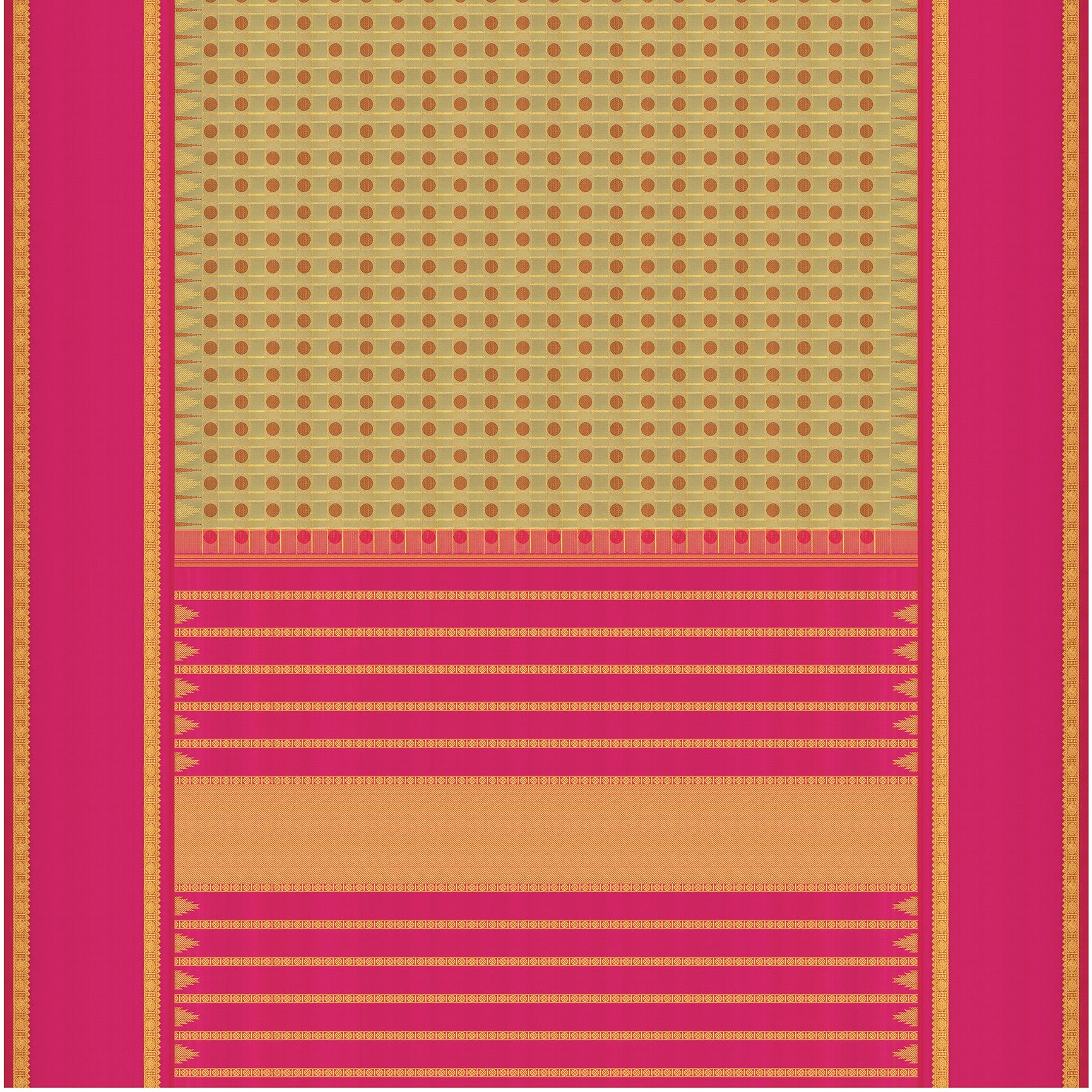 Kanakavalli Kanjivaram Silk Sari 25-595-HS001-07067 - Full View