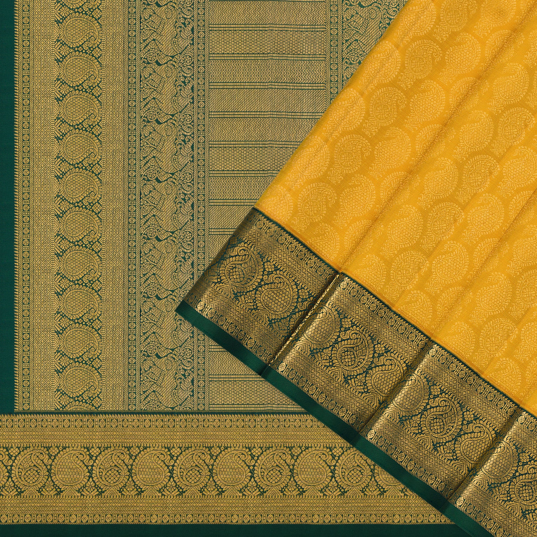 Kanakavalli Kanjivaram Silk Sari 25-595-HS001-07074 - Cover View