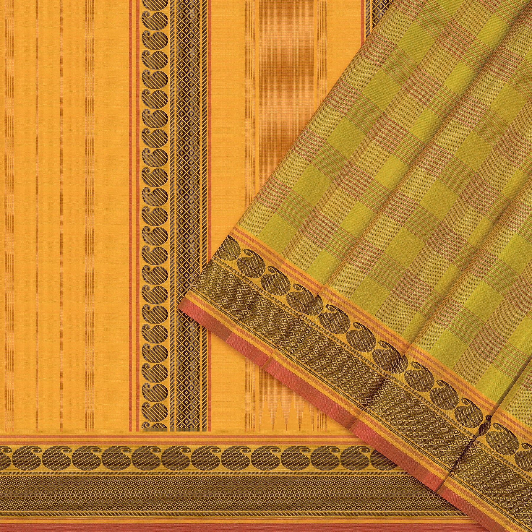 Kanakavalli Kanjivaram Silk Sari 25-595-HS001-07078 - Cover View