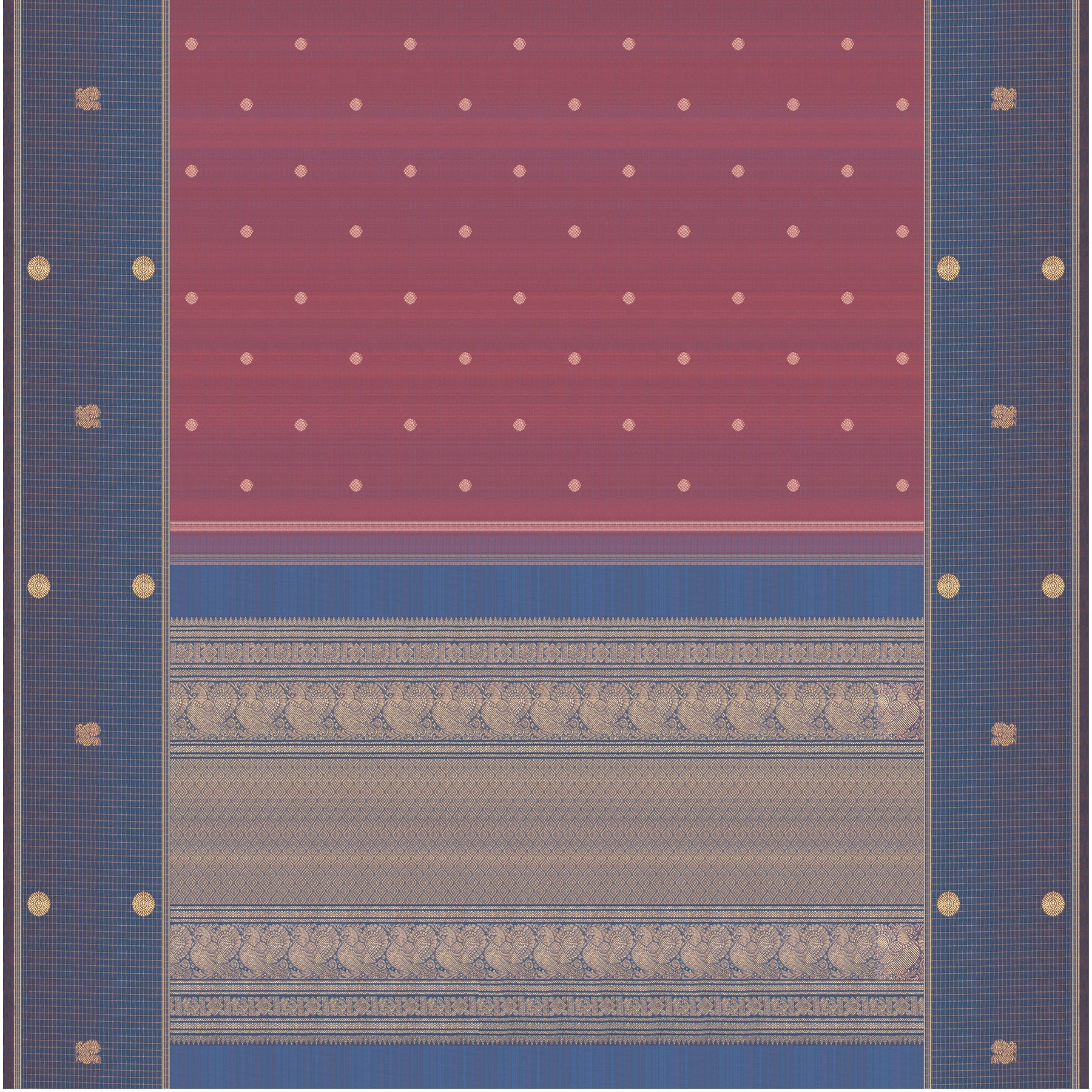 Kanakavalli Kanjivaram Silk Sari 25-595-HS001-07243 - Full View