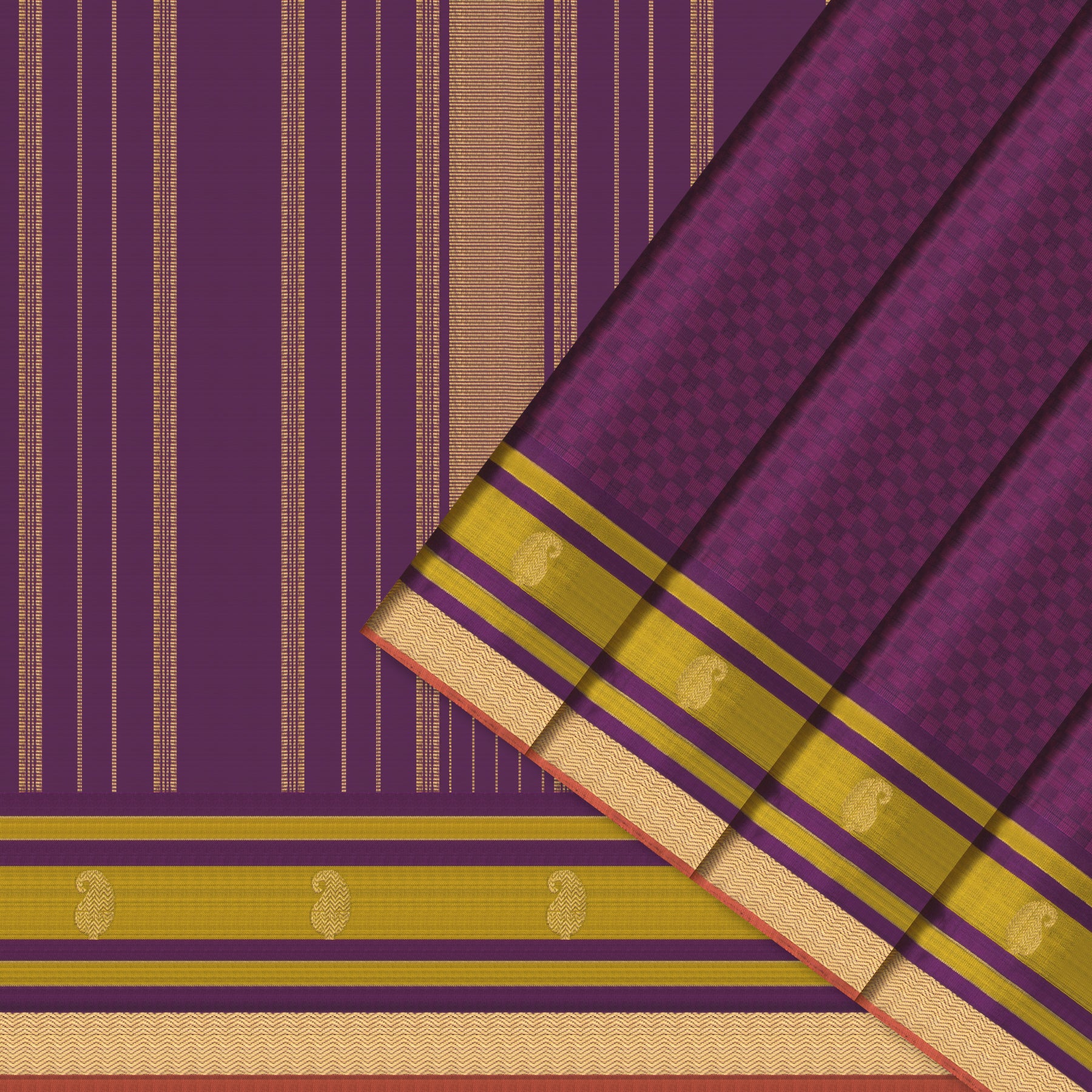 Kanakavalli Kanjivaram Silk Sari 25-595-HS001-07261 - Cover View
