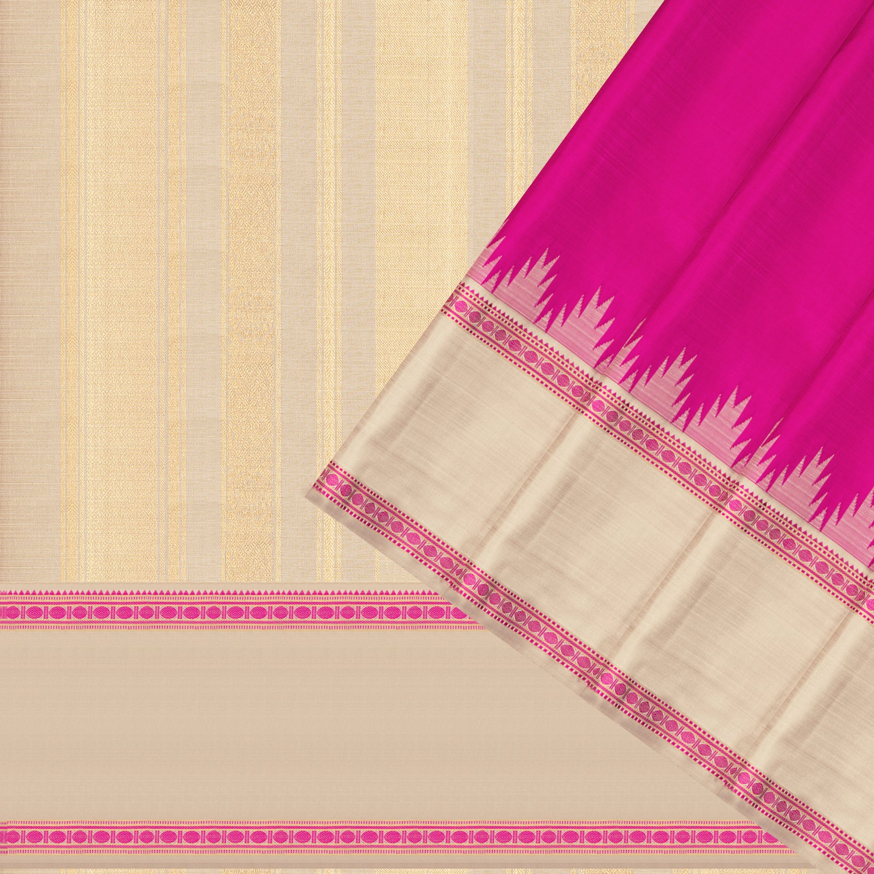 Kanakavalli Kanjivaram Silk Sari 25-595-HS001-07274 - Cover View