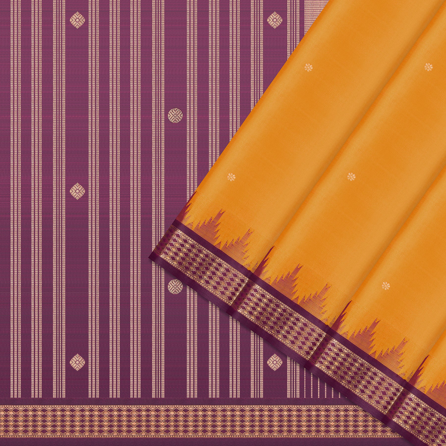 Kanakavalli Kanjivaram Silk Sari 25-595-HS001-07303 - Cover View