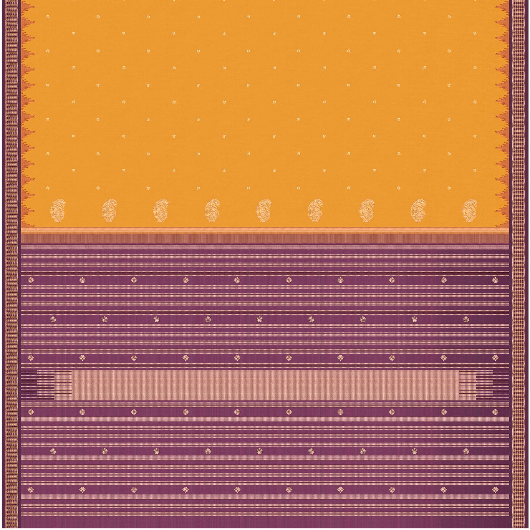 Kanakavalli Kanjivaram Silk Sari 25-595-HS001-07303 - Full View