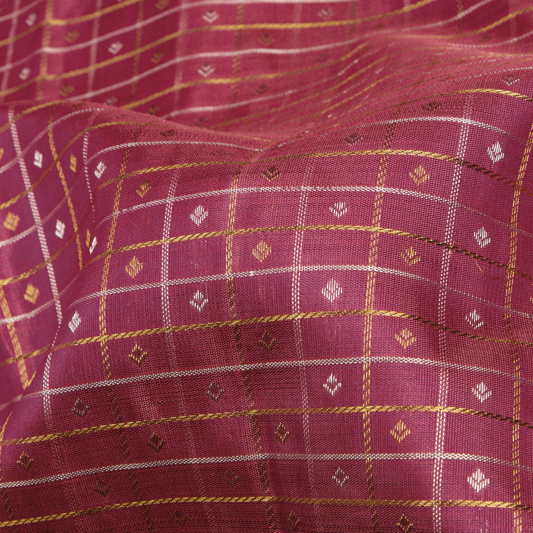 Kanakavalli Kanjivaram Silk Sari 25-595-HS001-07333 - Fabric View