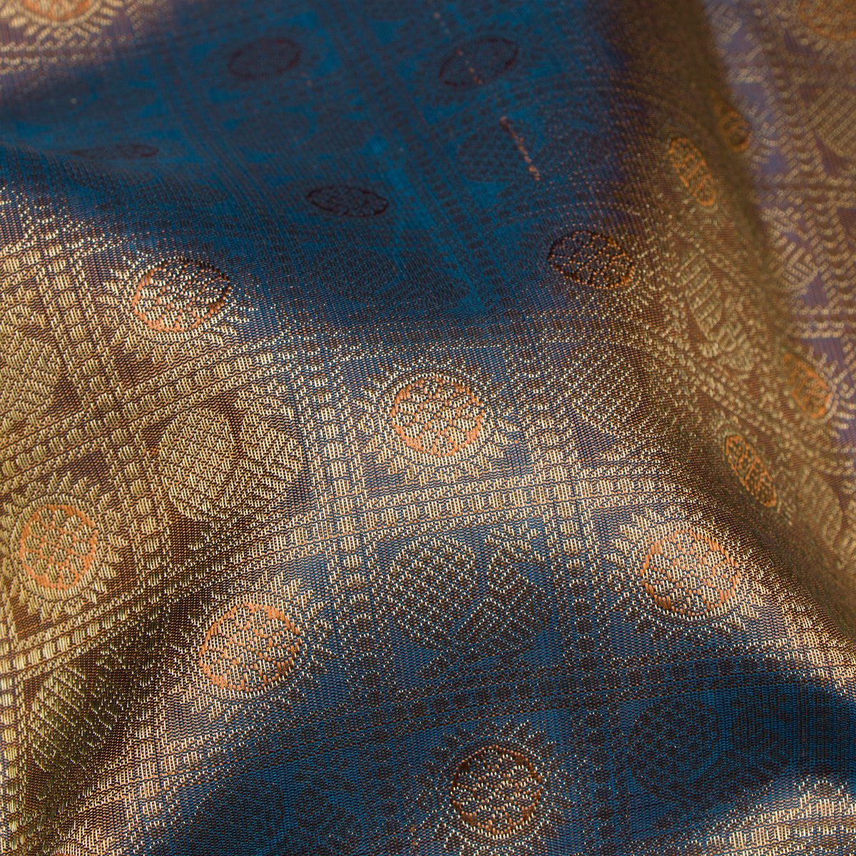 Kanakavalli Kanjivaram Silk Sari 25-595-HS001-07339 - Fabric View