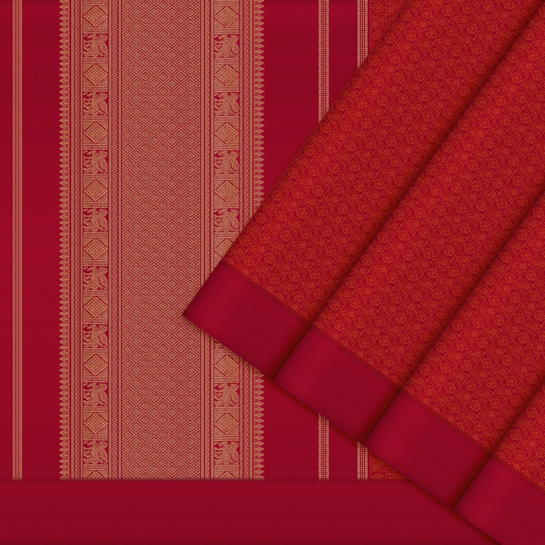Kanakavalli Kanjivaram Silk Sari 25-595-HS001-07350 - Cover View