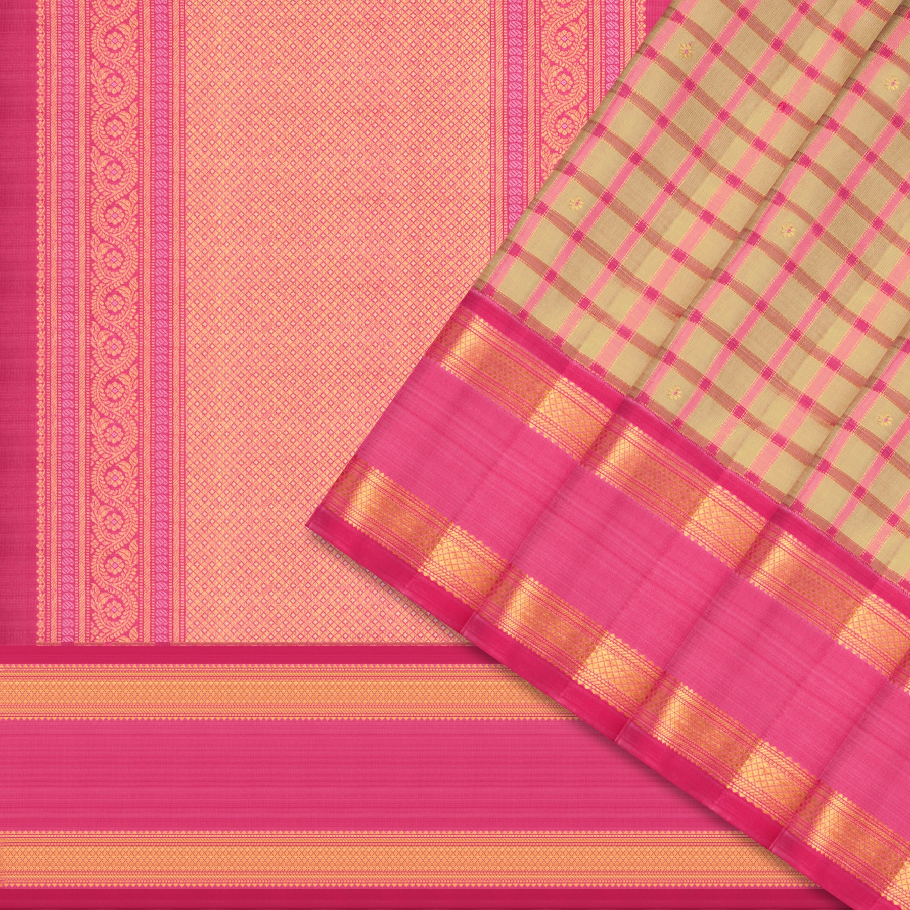 Kanakavalli Kanjivaram Silk Sari 25-595-HS001-07354 - Cover View