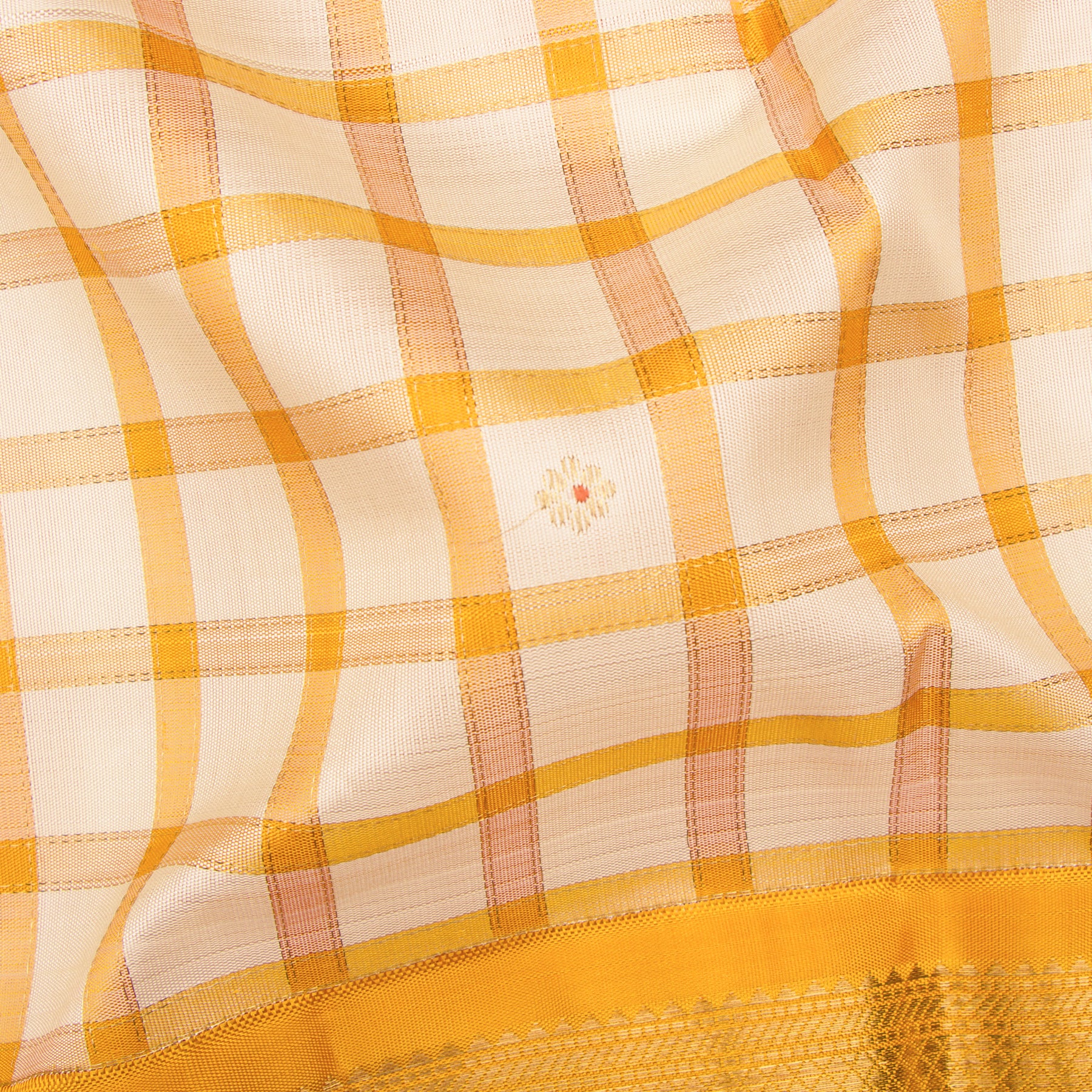 Kanakavalli Kanjivaram Silk Sari 25-595-HS001-07893 - Fabric View