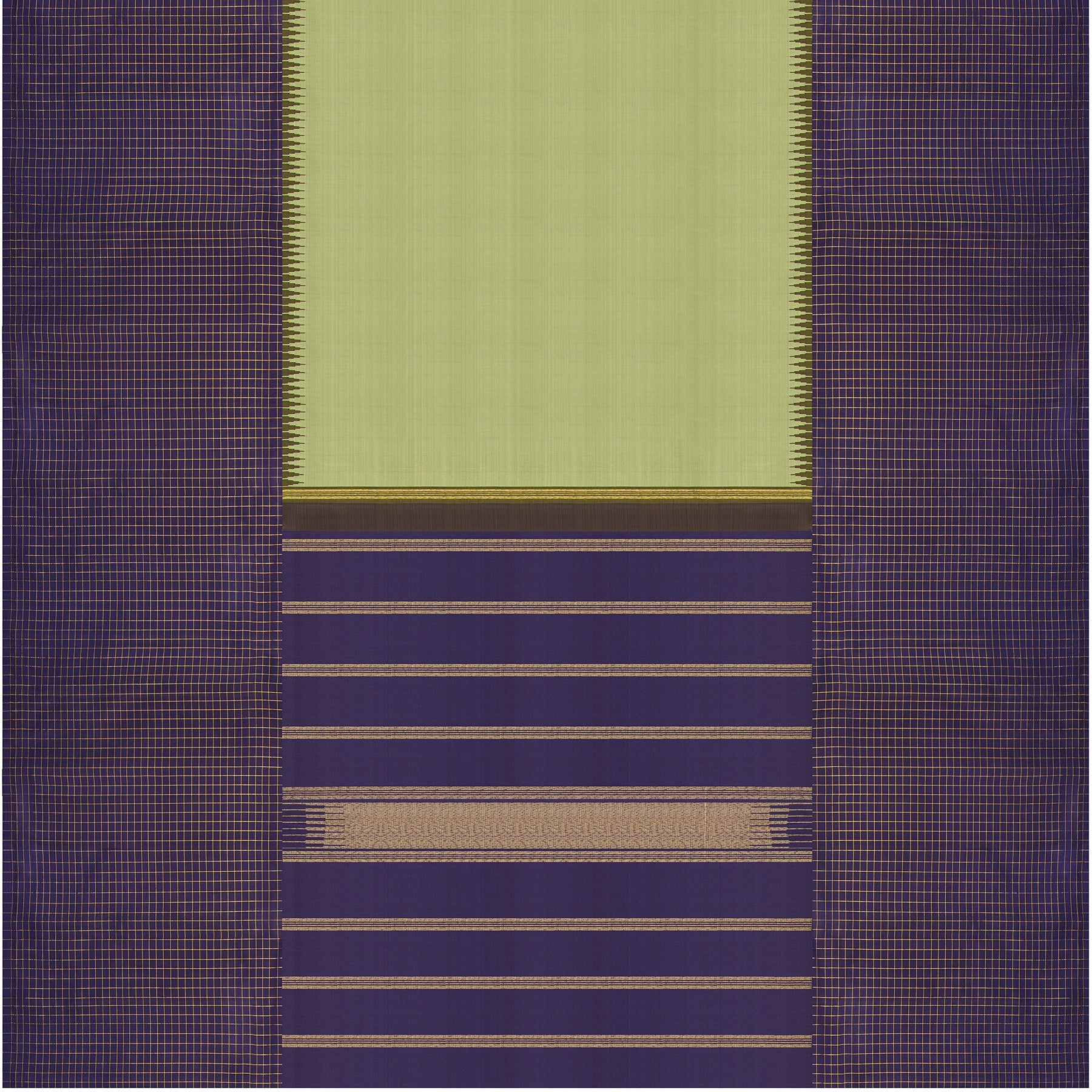 Kanakavalli Kanjivaram Silk Sari 25-595-HS001-08268 - Full View