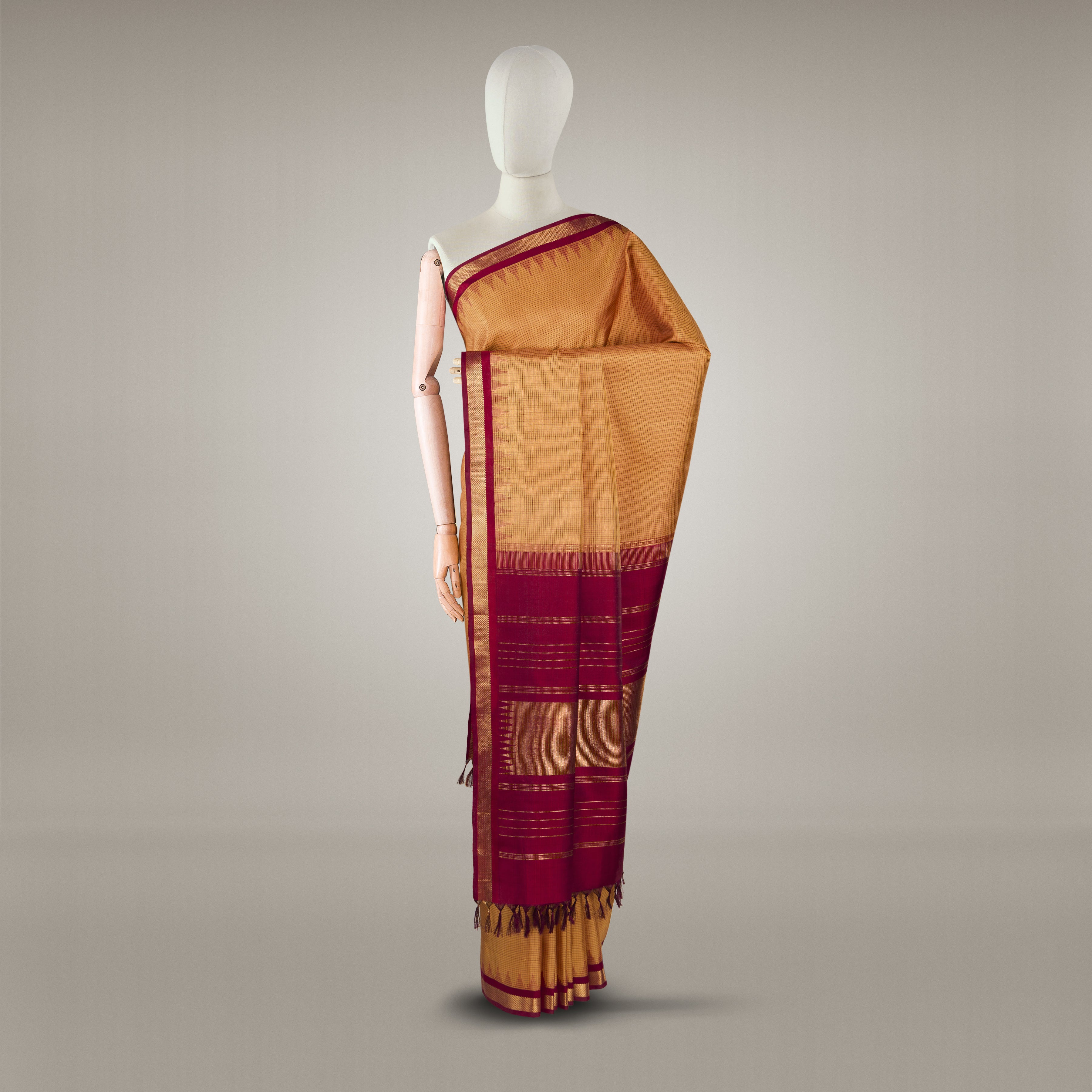Kanakavalli Kanjivaram Silk Sari 25-595-HS001-08285 - Product Shot