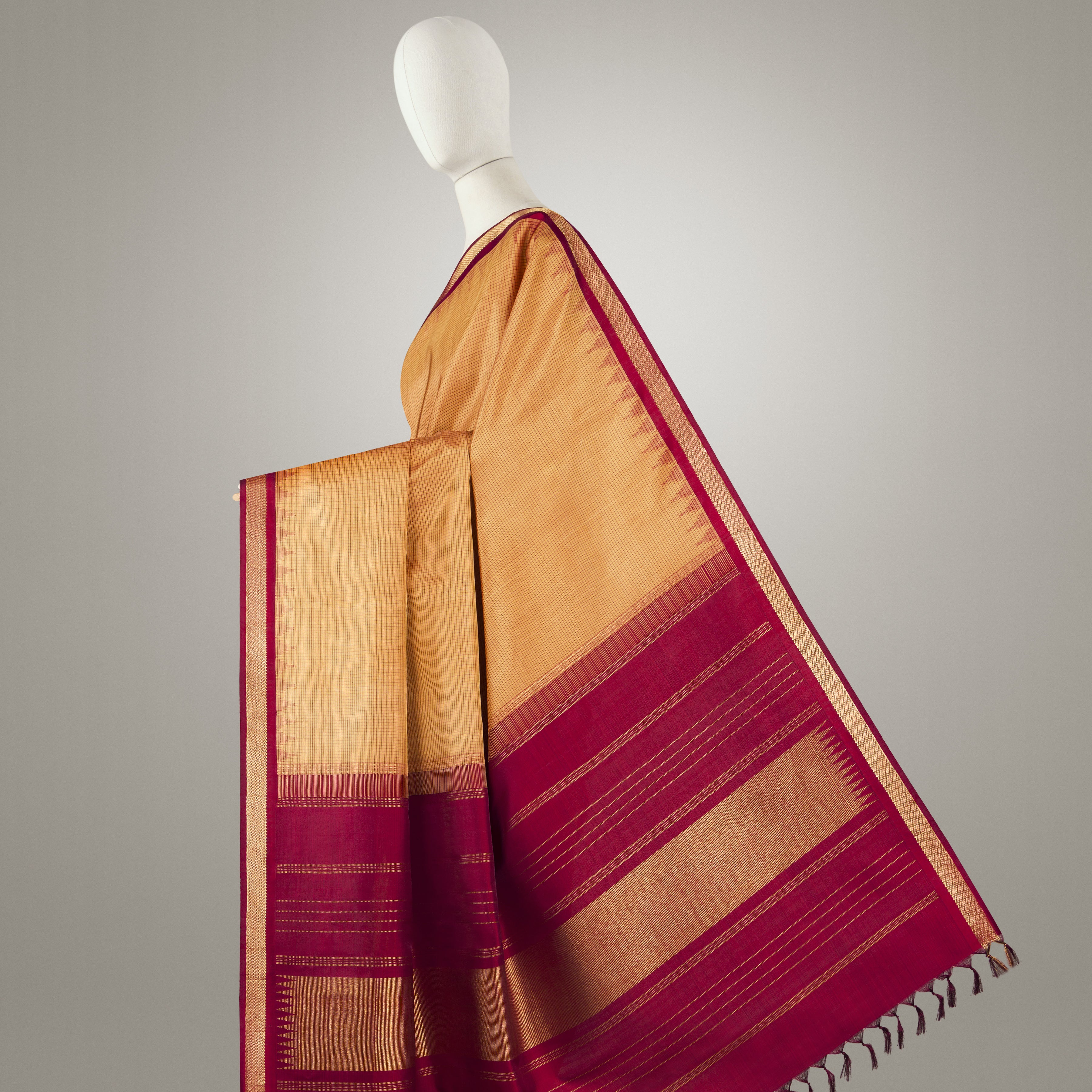 Kanakavalli Kanjivaram Silk Sari 25-595-HS001-08285 - Product Shot 1
