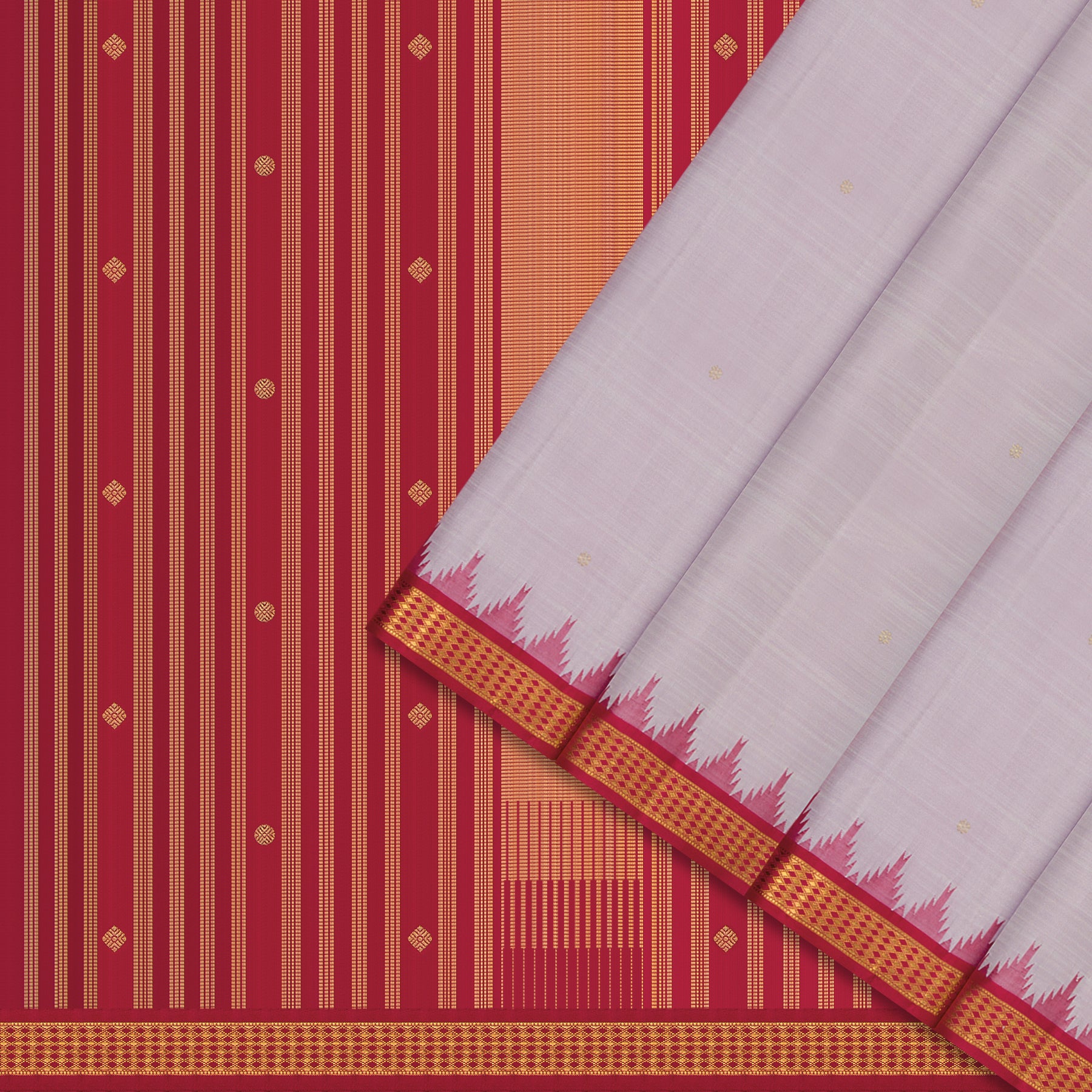 Kanakavalli Kanjivaram Silk Sari 25-595-HS001-08296 - Cover View