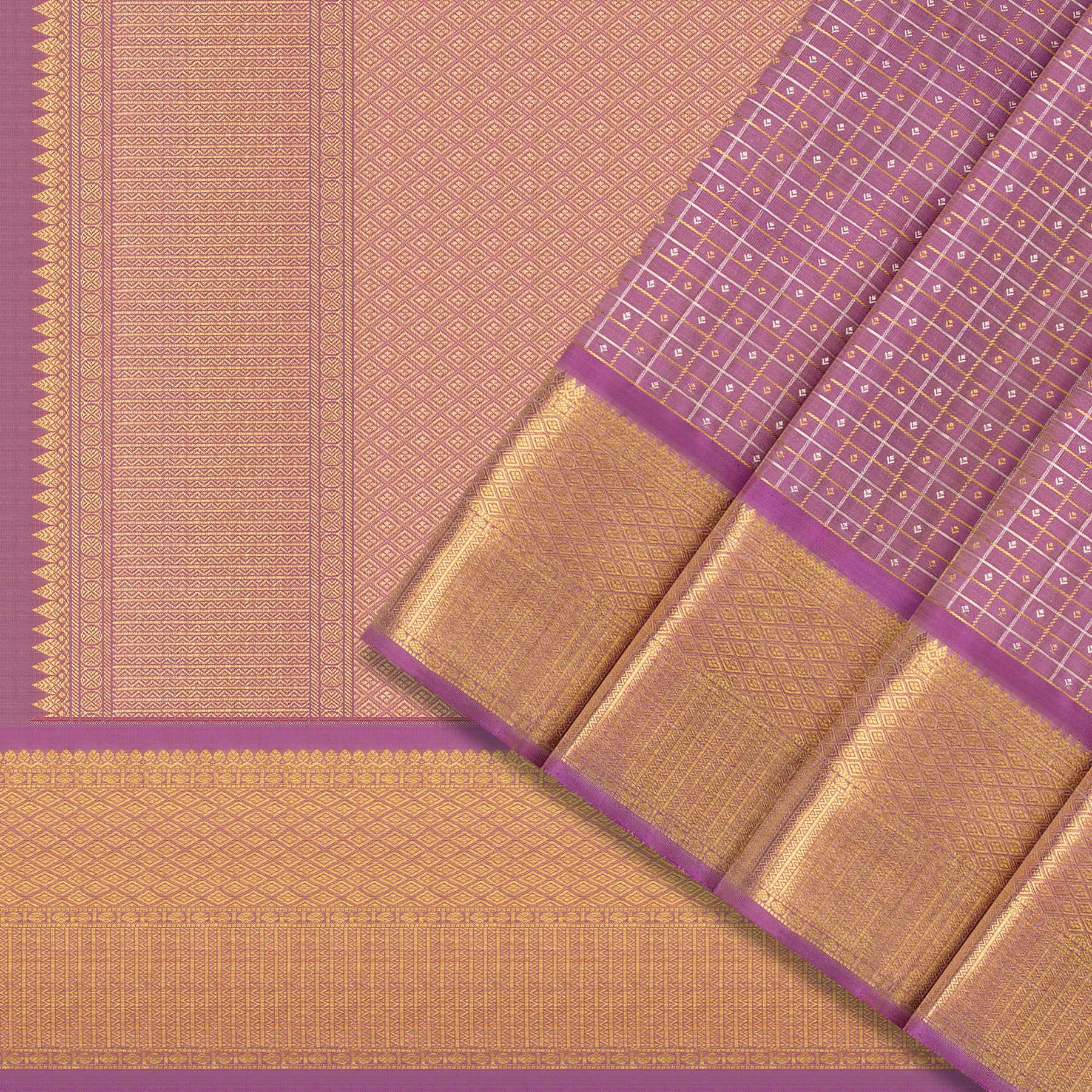 Kanakavalli Kanjivaram Silk Sari 25-595-HS001-08310 - Cover View