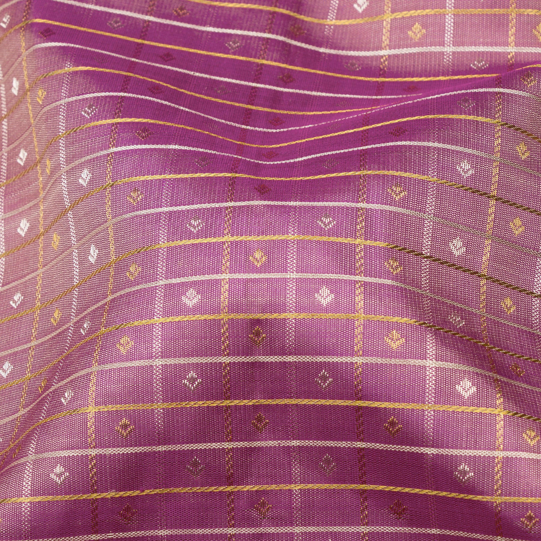Kanakavalli Kanjivaram Silk Sari 25-595-HS001-08310 - Fabric View