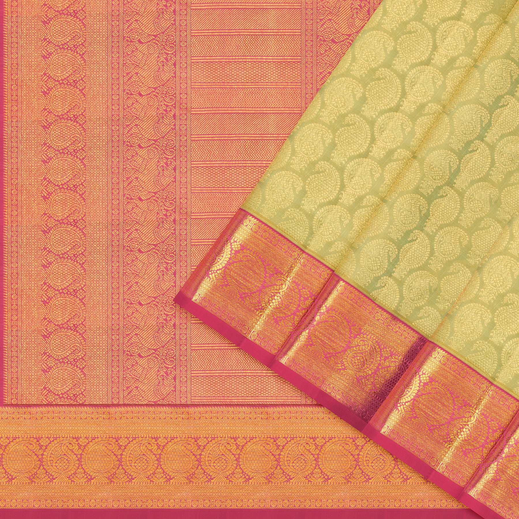 Kanakavalli Kanjivaram Silk Sari 25-595-HS001-08317 - Cover View