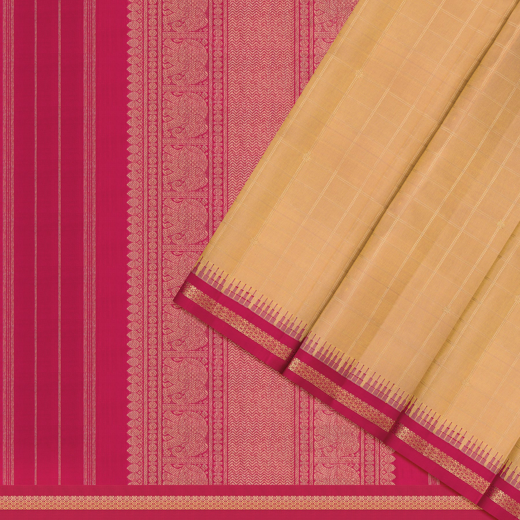 Kanakavalli Kanjivaram Silk Sari 25-595-HS001-08321 - Cover View