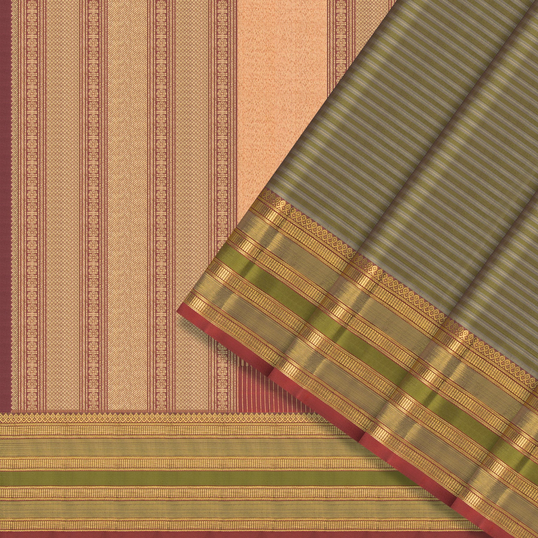 Kanakavalli Kanjivaram Silk Sari 25-595-HS001-08349 - Cover View