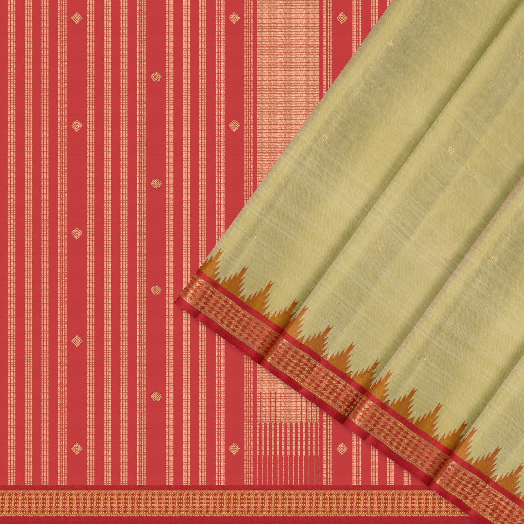 Kanakavalli Kanjivaram Silk Sari 25-595-HS001-09488 - Cover View