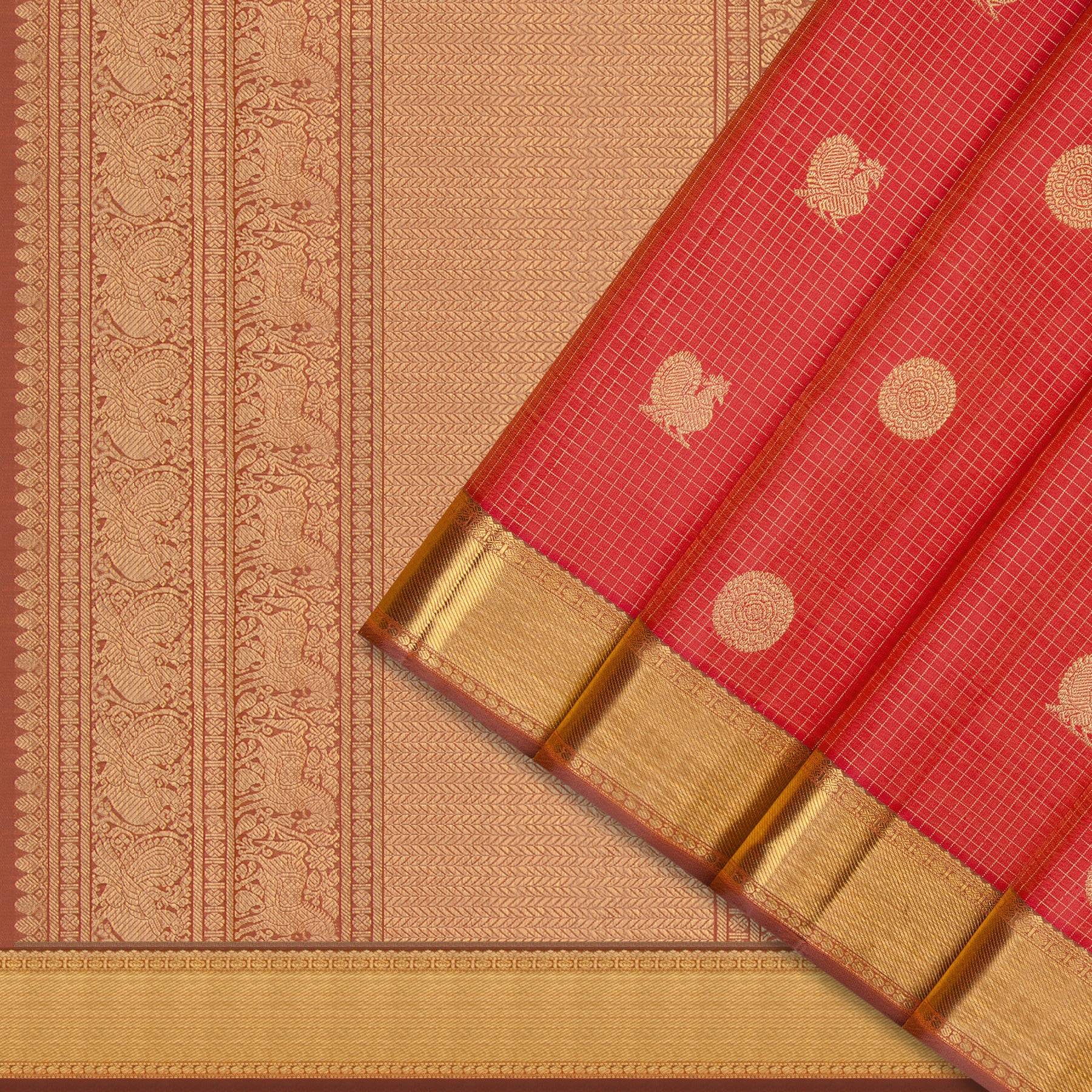 Kanakavalli Kanjivaram Silk Sari 25-595-HS001-09495 -  Cover View