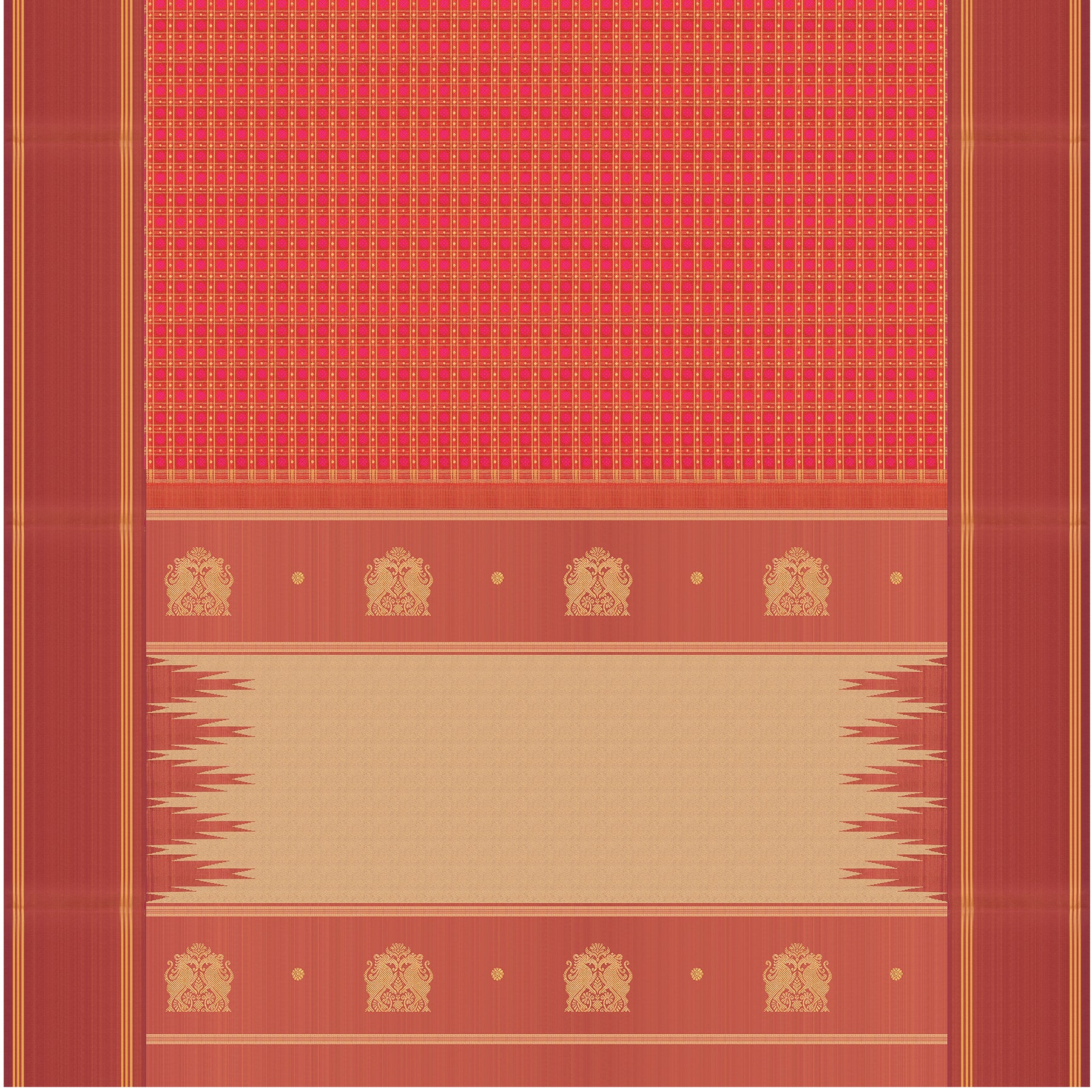 Kanakavalli Kanjivaram Silk Sari 25-595-HS001-09499 - Full View