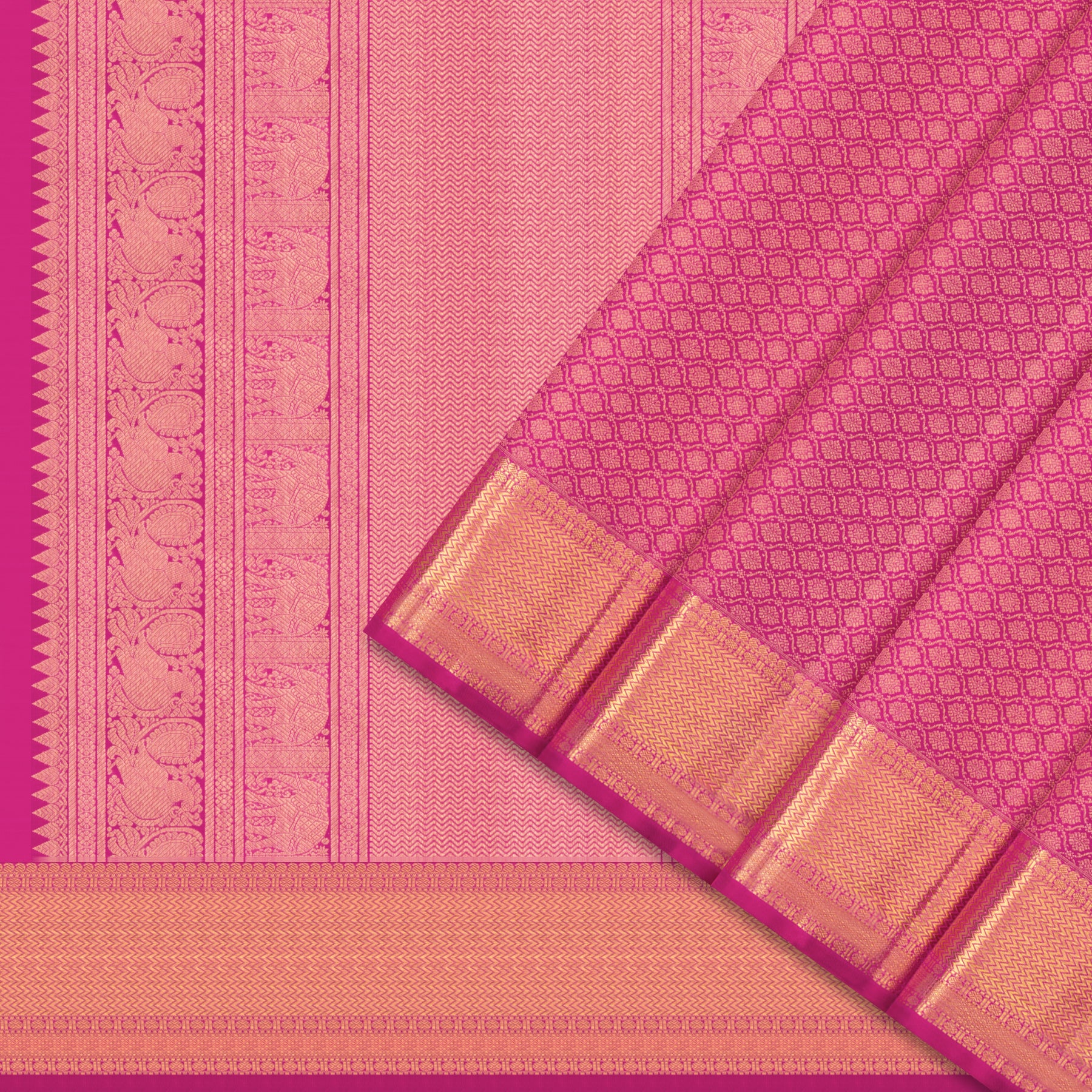 Kanakavalli Kanjivaram Silk Sari 25-595-HS001-09505 - Cover View