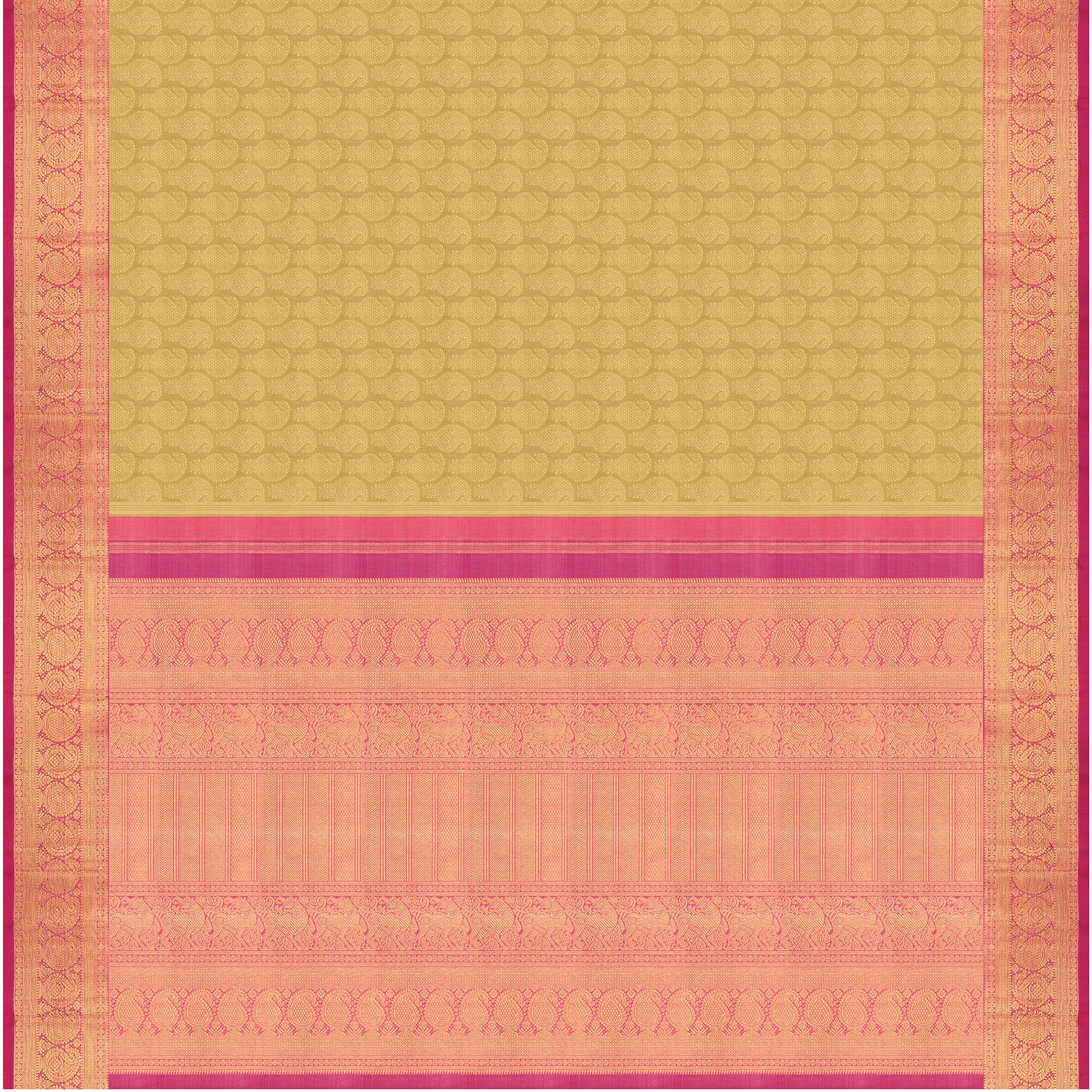 Kanakavalli Kanjivaram Silk Sari 25-595-HS001-09512 - Full View