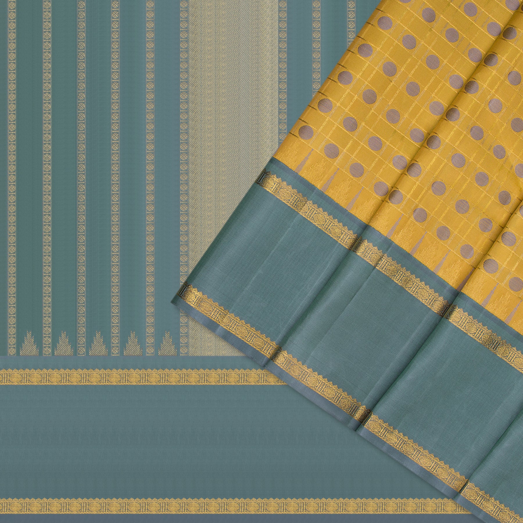 Kanakavalli Kanjivaram Silk Sari 25-595-HS001-09514 - Cover View