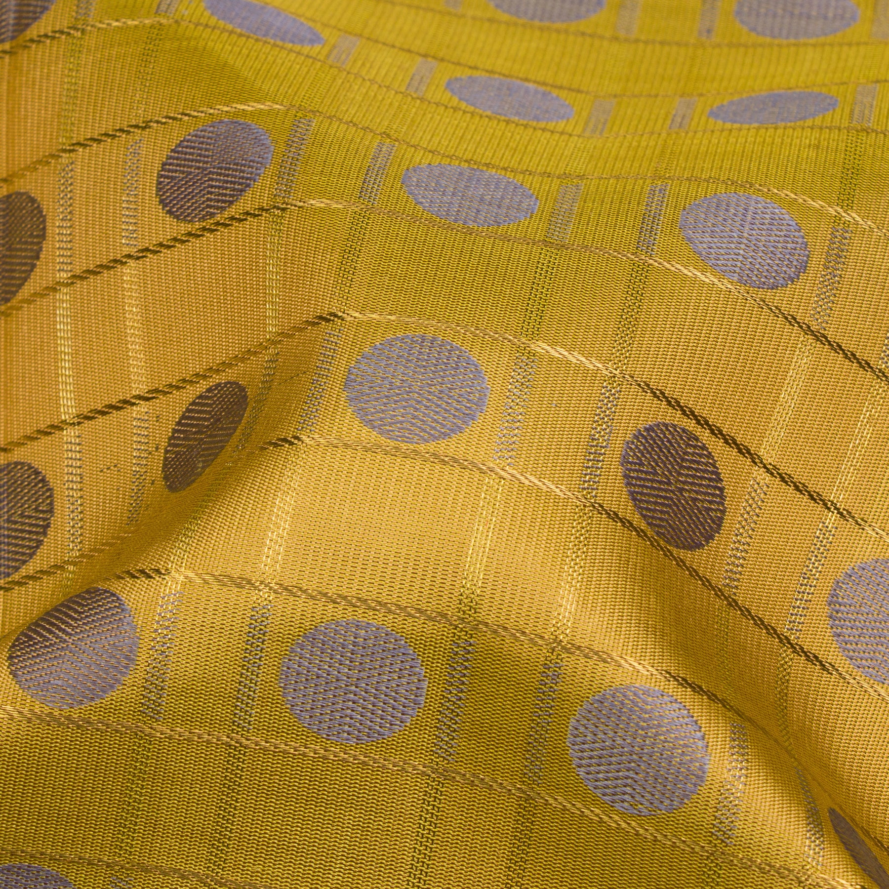 Kanakavalli Kanjivaram Silk Sari 25-595-HS001-09514 - Fabric View