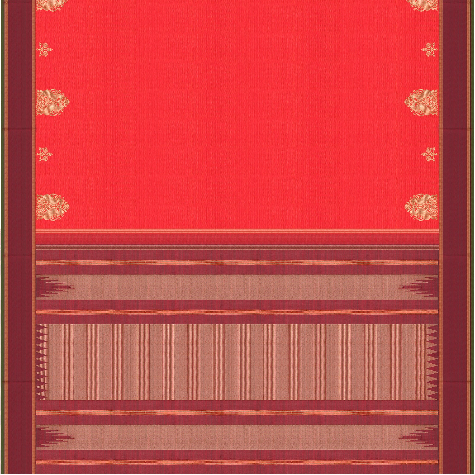 Kanakavalli Kanjivaram Silk Sari 25-595-HS001-09532 - Full View