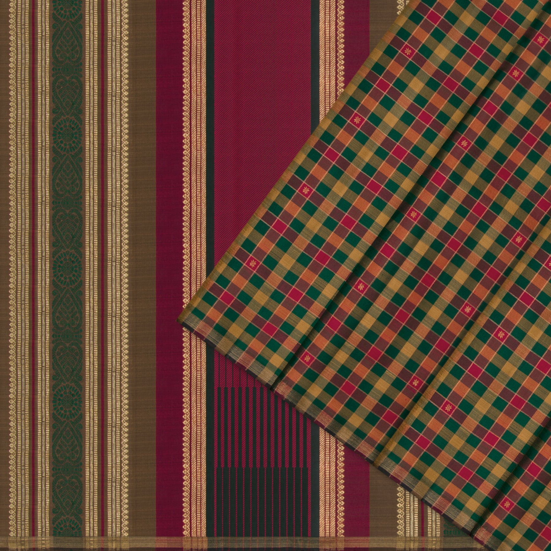 Kanakavalli Kanjivaram Silk Sari 25-595-HS001-09864 - Cover View