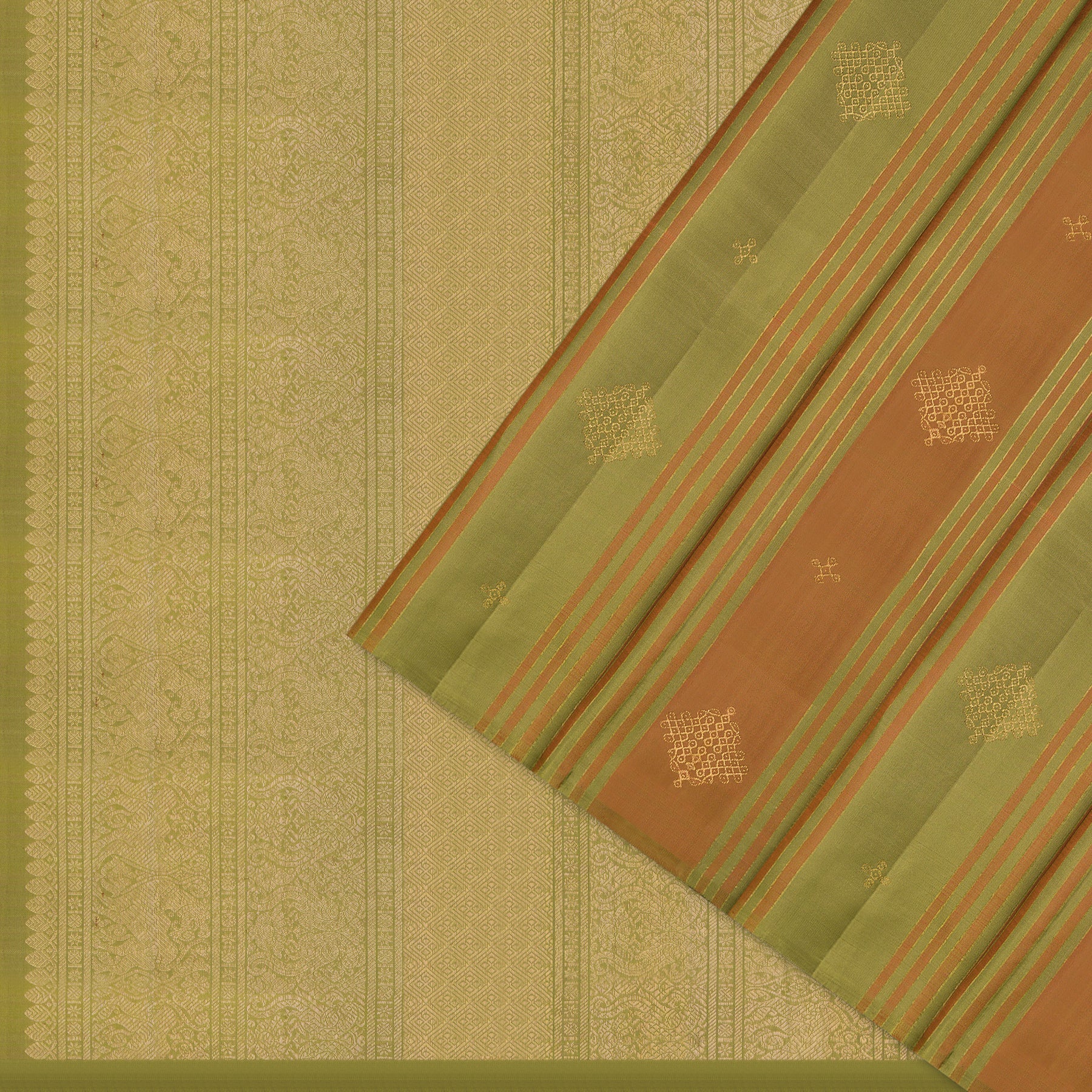Kanakavalli Kanjivaram Silk Sari 25-595-HS001-09868 - Cover View