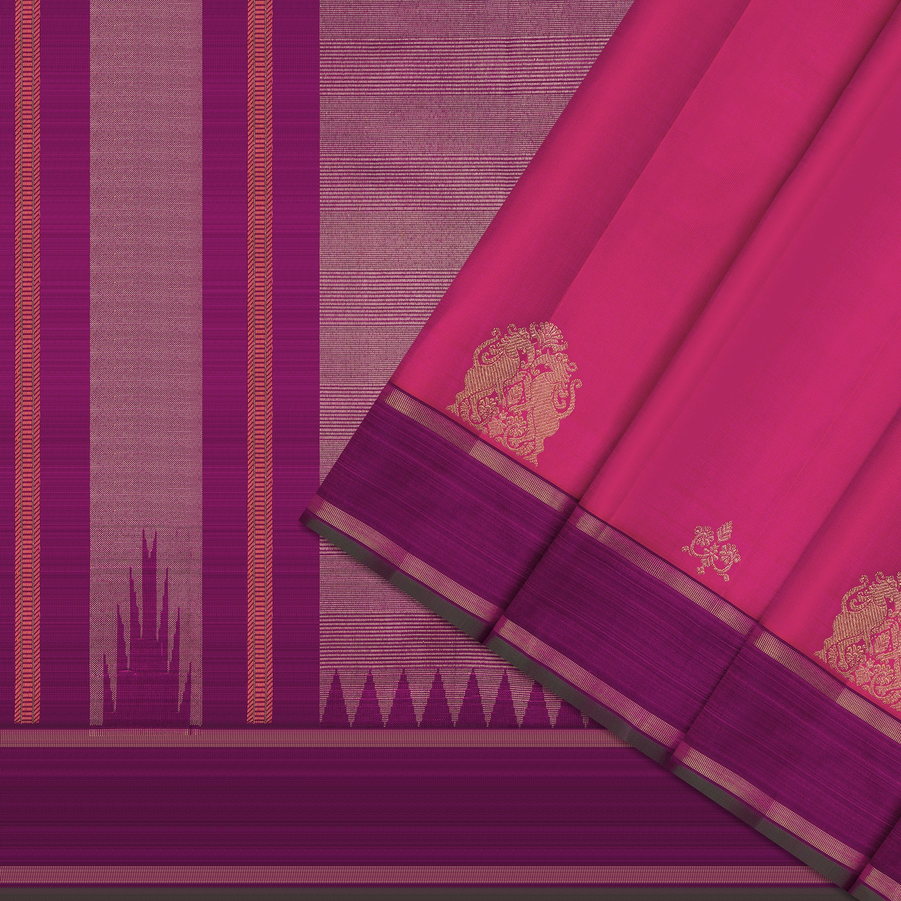 Kanakavalli Kanjivaram Silk Sari 25-595-HS001-09876