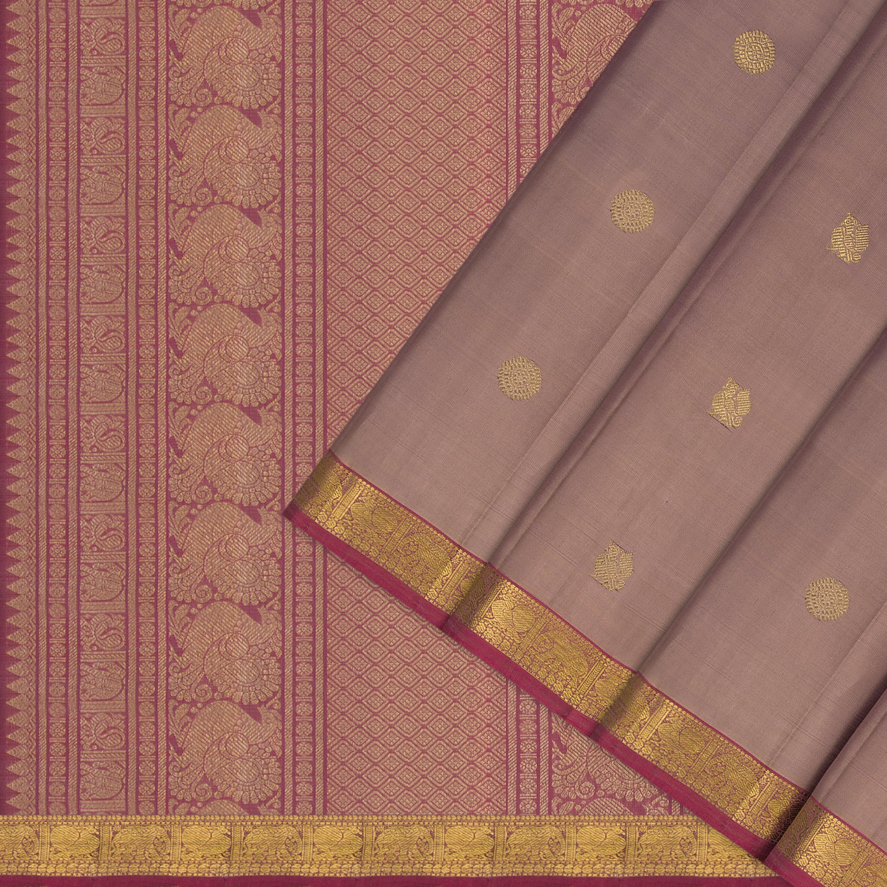 Kanakavalli Kanjivaram Silk Sari 25-595-HS001-09879 - Cover View