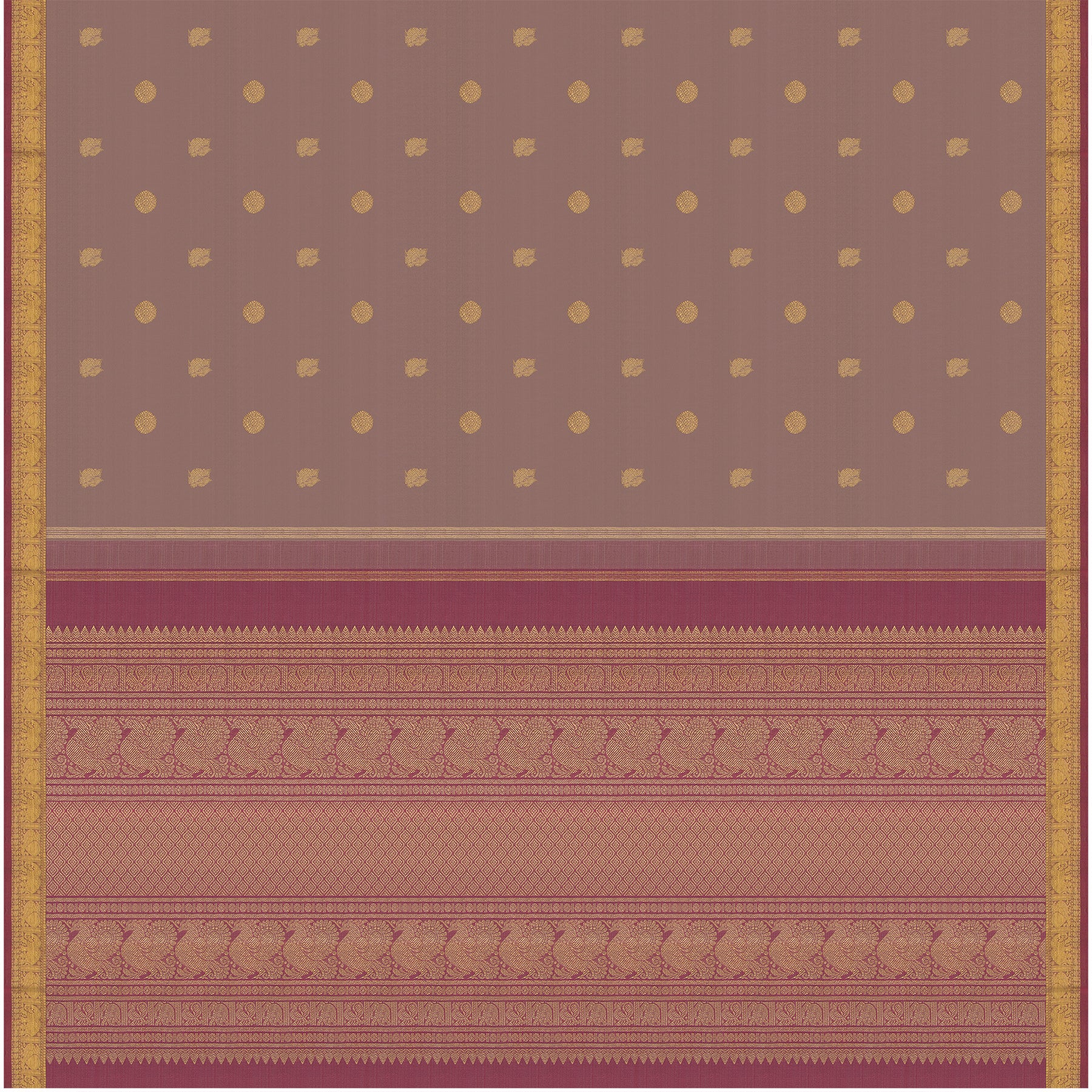Kanakavalli Kanjivaram Silk Sari 25-595-HS001-09879 - Ful View