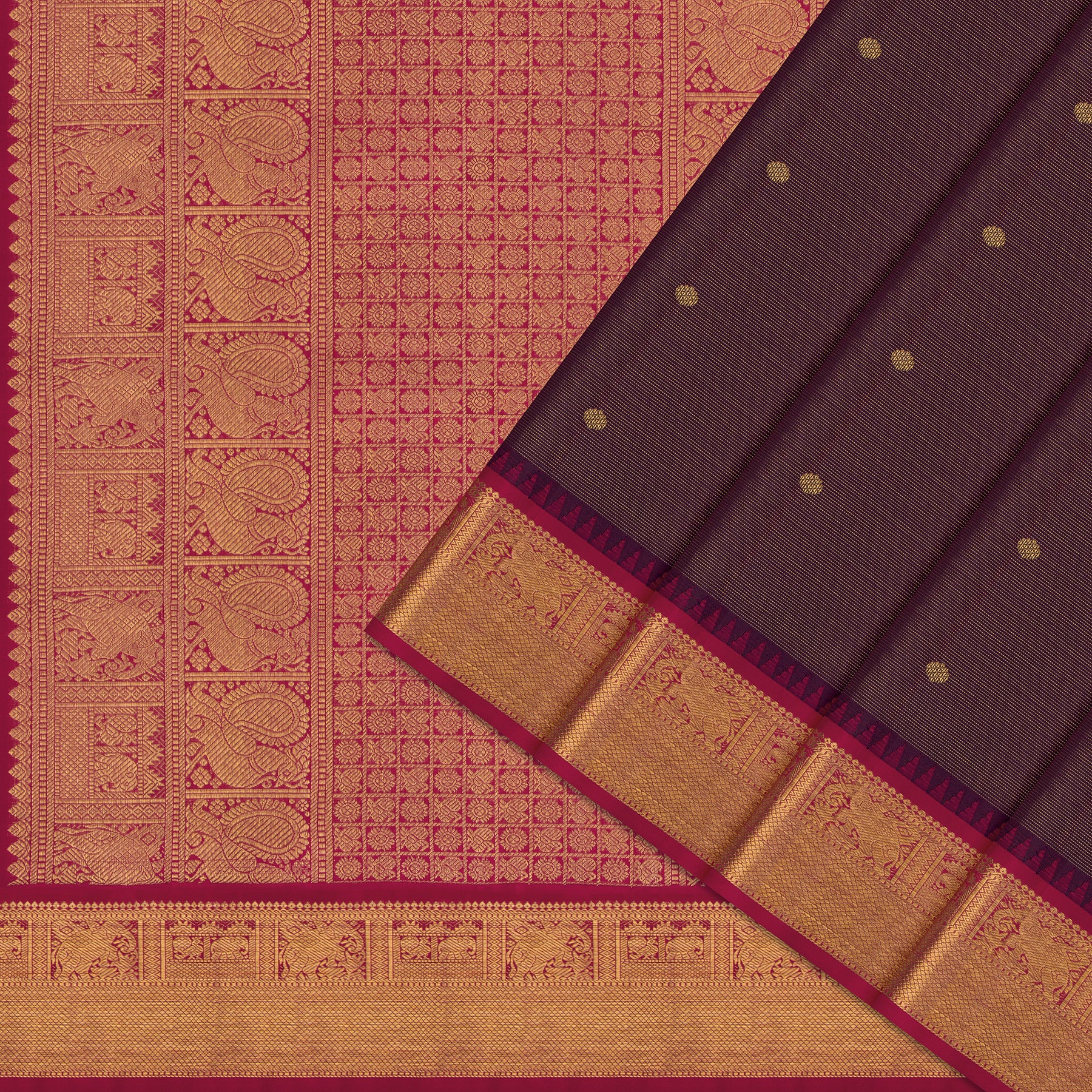 Kanakavalli Kanjivaram Silk Sari 25-595-HS001-09908 - Cover View